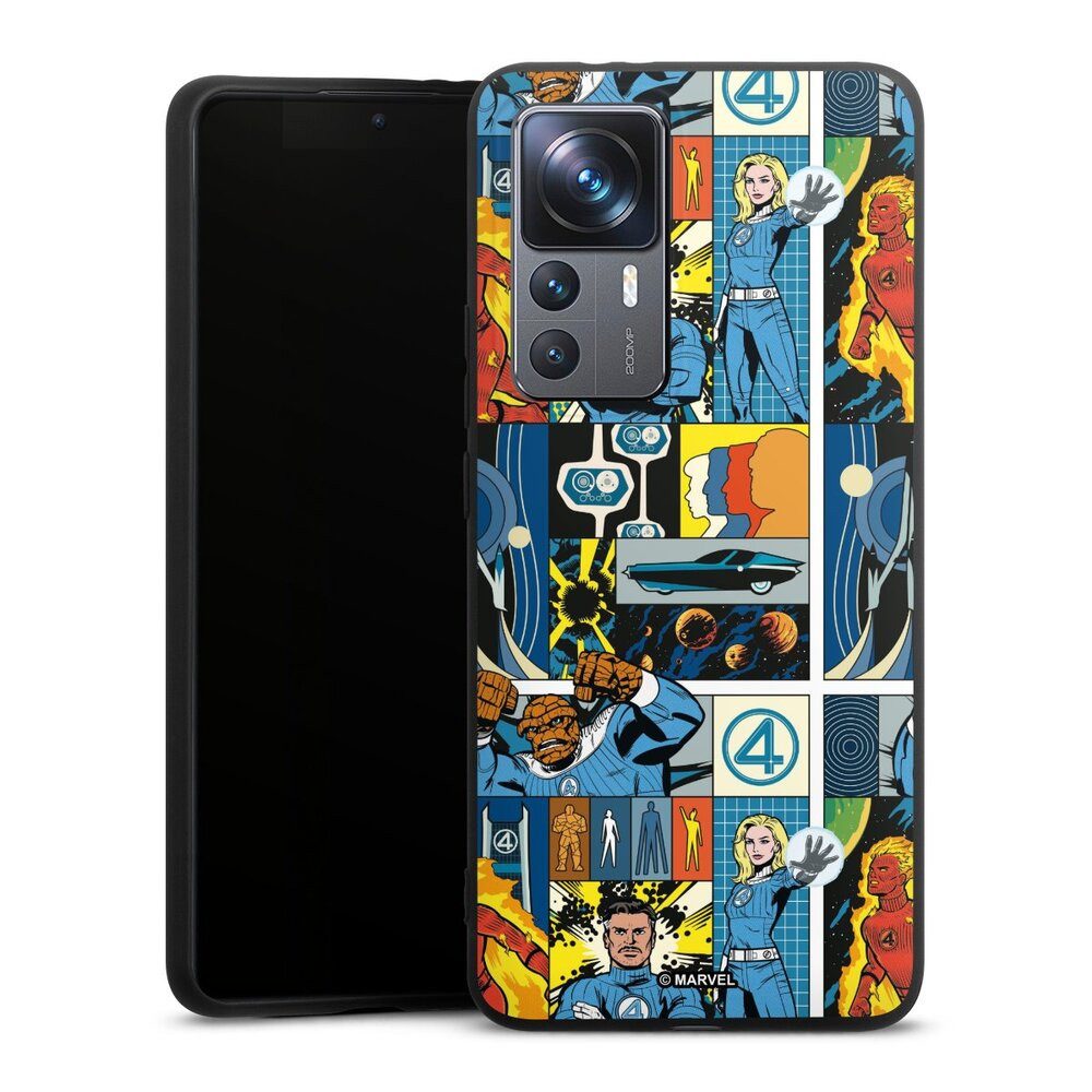 DeinDesign Handyhülle Marvel The Fantastic Four Offizielles Lizenzprodukt, Xiaomi 12T Pro 5G Silikon Hülle Premium Case Handy Schutzhülle