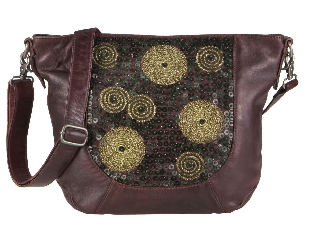 Billy The Kid Umhängetasche Zari, Schultertasche, Damentasche, Handtasche, Lammnappa