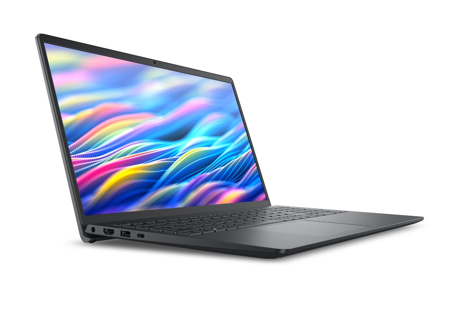 Dell DC15255 Laptop Ryzen 5 7520U, 8GB RAM, 512GB SSD Windows 11 Notebook (39,6 cm/15.6 Zoll, AMD Ryzen 5 7520U, Radeon Graphics, 512 GB SSD, 120 Hz; Anti-Glare; IPS/WVA; SD-Kartenleser)