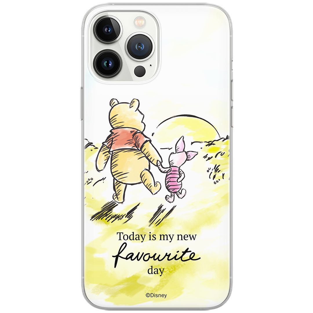 Disney Handyhülle Handyhülle Winnie-012 Disney Full Print Weiß