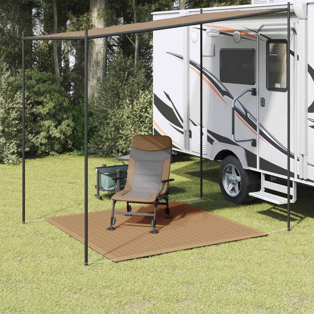 Vellora Zeltteppiche Zeltteppich 250x200 cm Taupe, günstig online kaufen