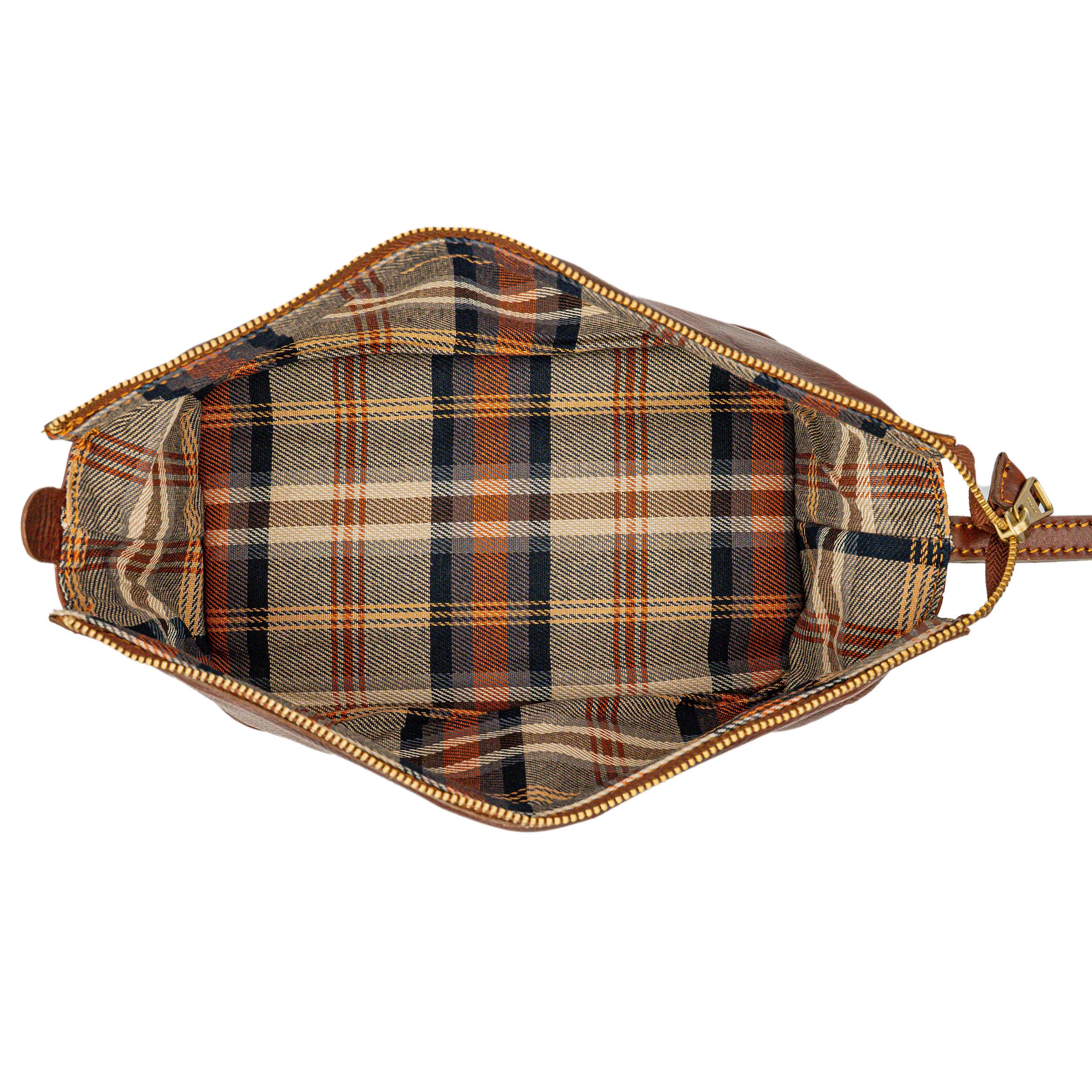 bupell Kulturbeutel Luca, Kulturtasche aus pflanzlich gegerbtem Leder