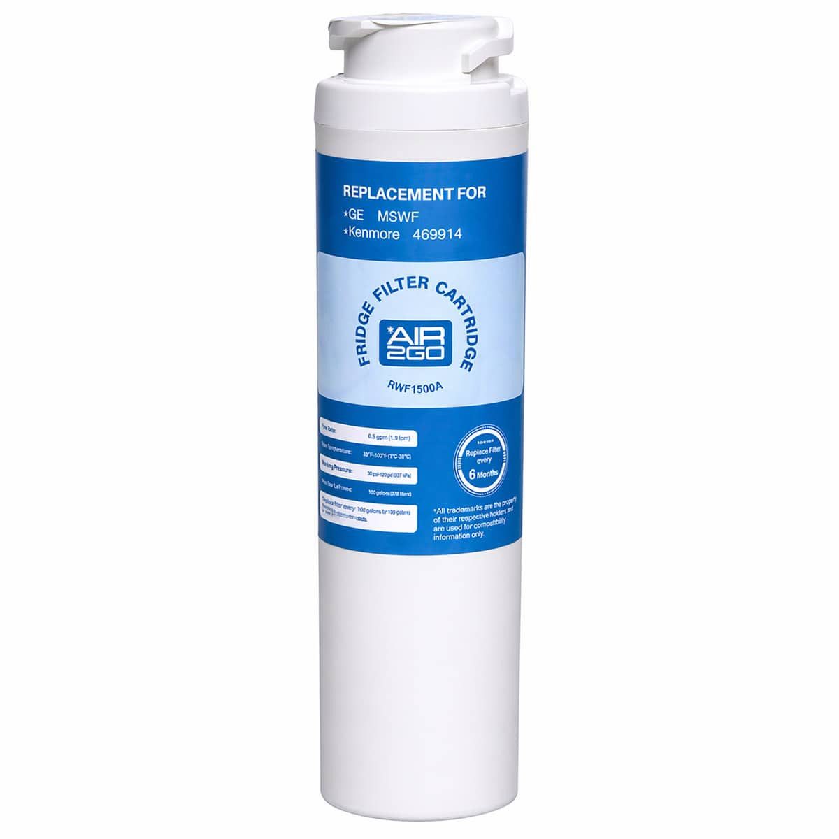 AIR2GO Wasserfilter für Iomabe MWF, Zubehör für Kühlschrankfilter für Iomabe ORE30VGFSS, ORE30VGF7RAL, ORE30VGF7W, ORE30VGF7B, ORE30VGF70, ORE30VGF7E, RCE24VGF6E, RCE24VGF60, RCE24VGF80, RCE24VGF8B, RCE24VGF8C, RCE24VGF8W, RCE24VGF8RAL, RCE24VGF8R, RCE24VGFSS, RCE24VGFSSF, RCE24VGF3E, RCE24VGF30, RCE24VGF3C, RCE24VGF3W, RCE24VGF3B, RCE24VGF3RAL, RCE24VGF3R, Passend für Kühlschränke von Iomabe