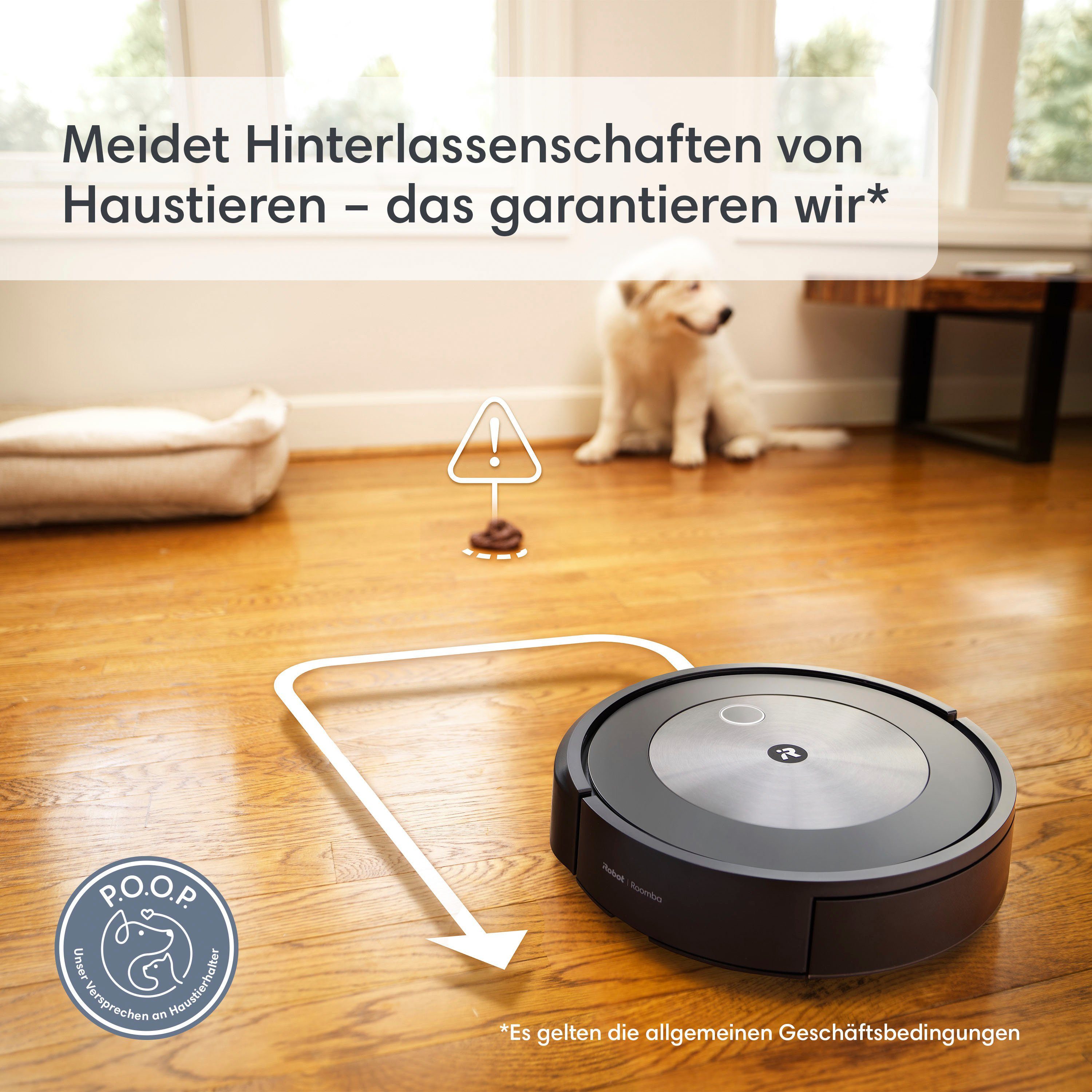 Nass-Trocken-Saugroboter j5578 iRobot Combo Roomba