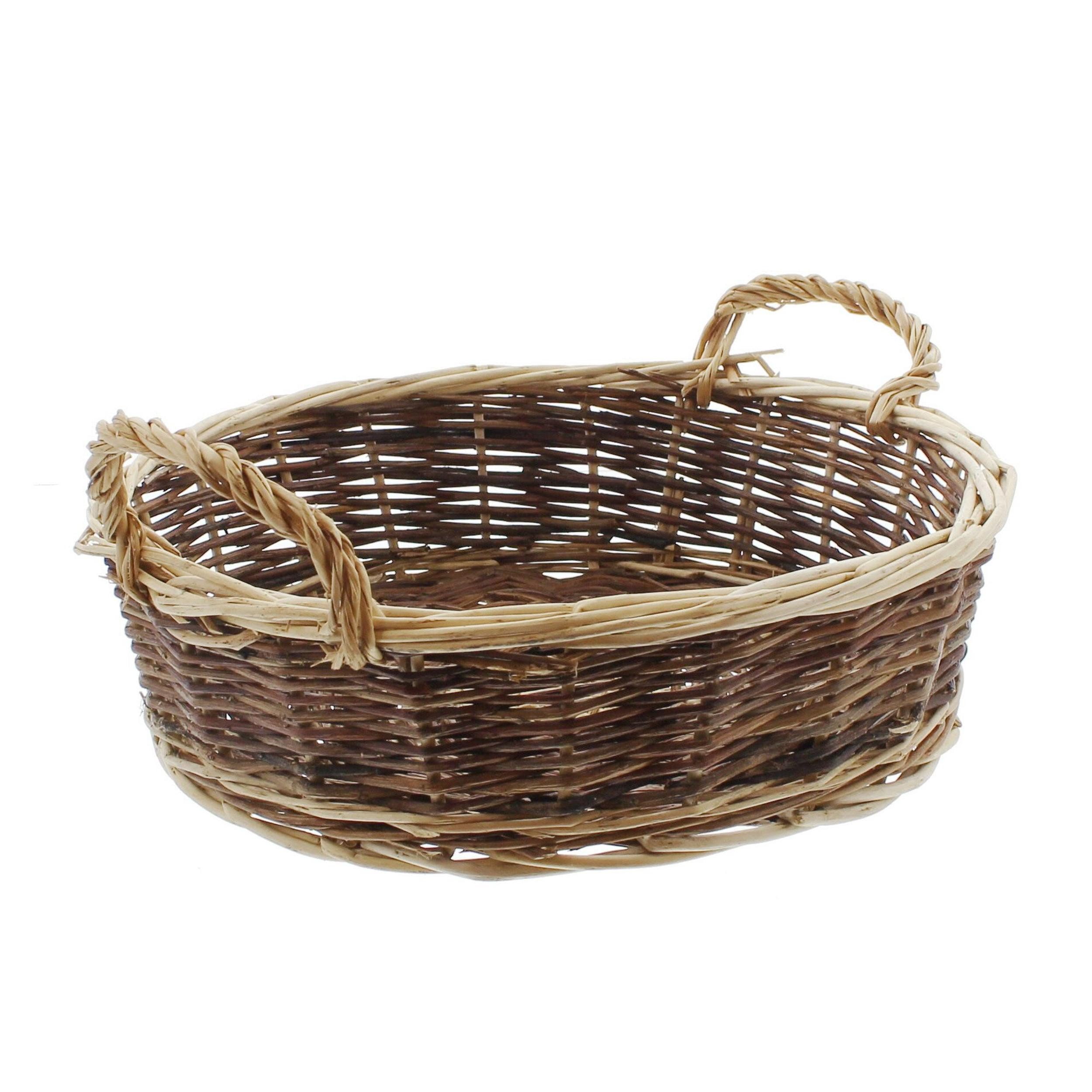 Allzweckkorb Schale Weide mittel Ø 27cm – Obstschale