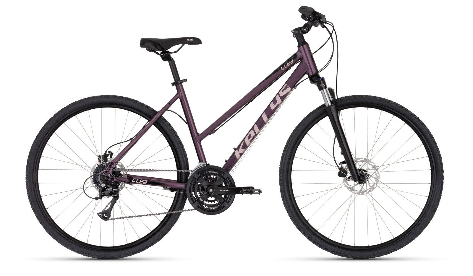 Kellys Fitnessbike Fitnessbike CLEA 90 Desert purple 28" Trapez, 27 Gang Shimano SHIMANO M370 (direct mount) Schaltwerk