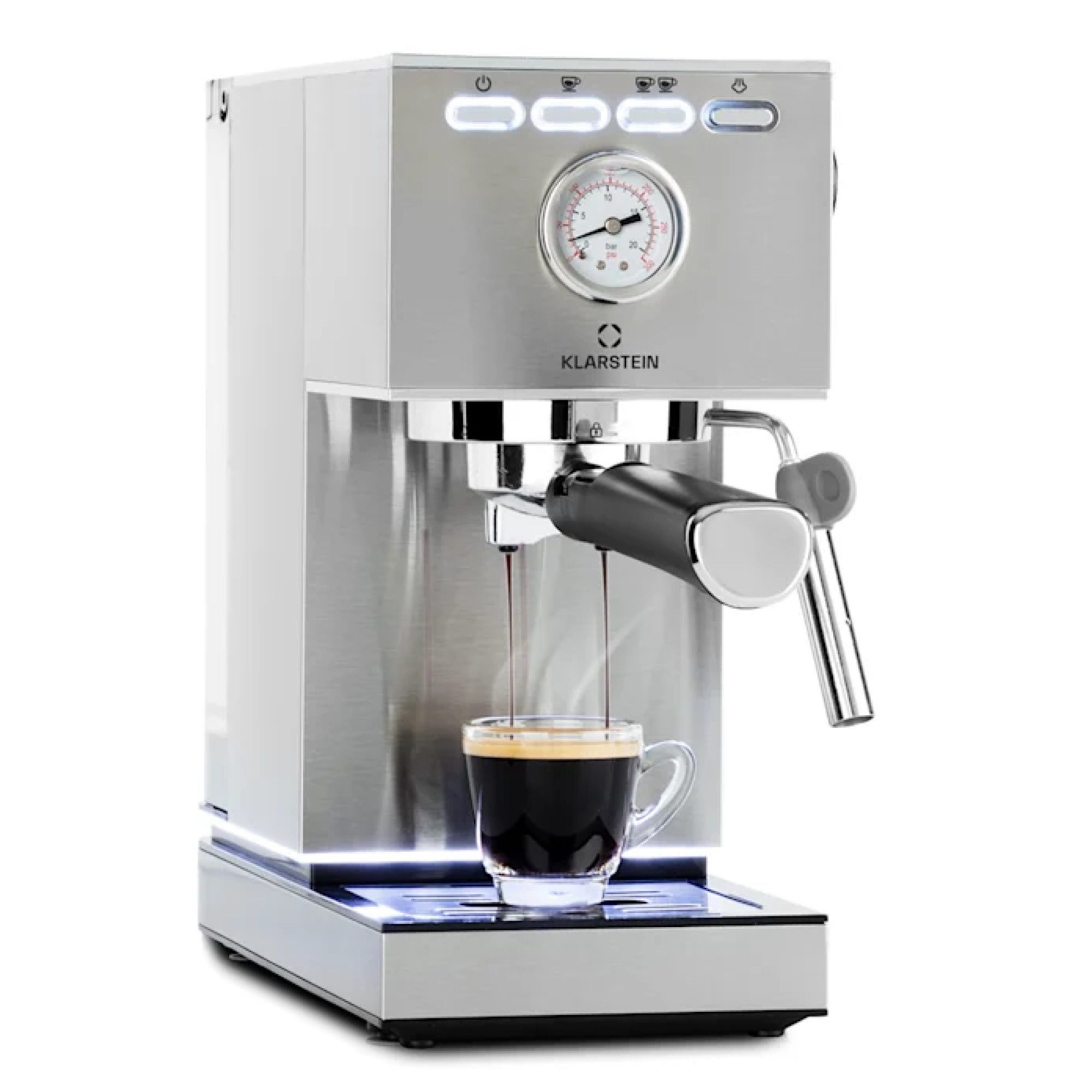Klarstein Espressomaschine, 1.4l Kaffeekanne