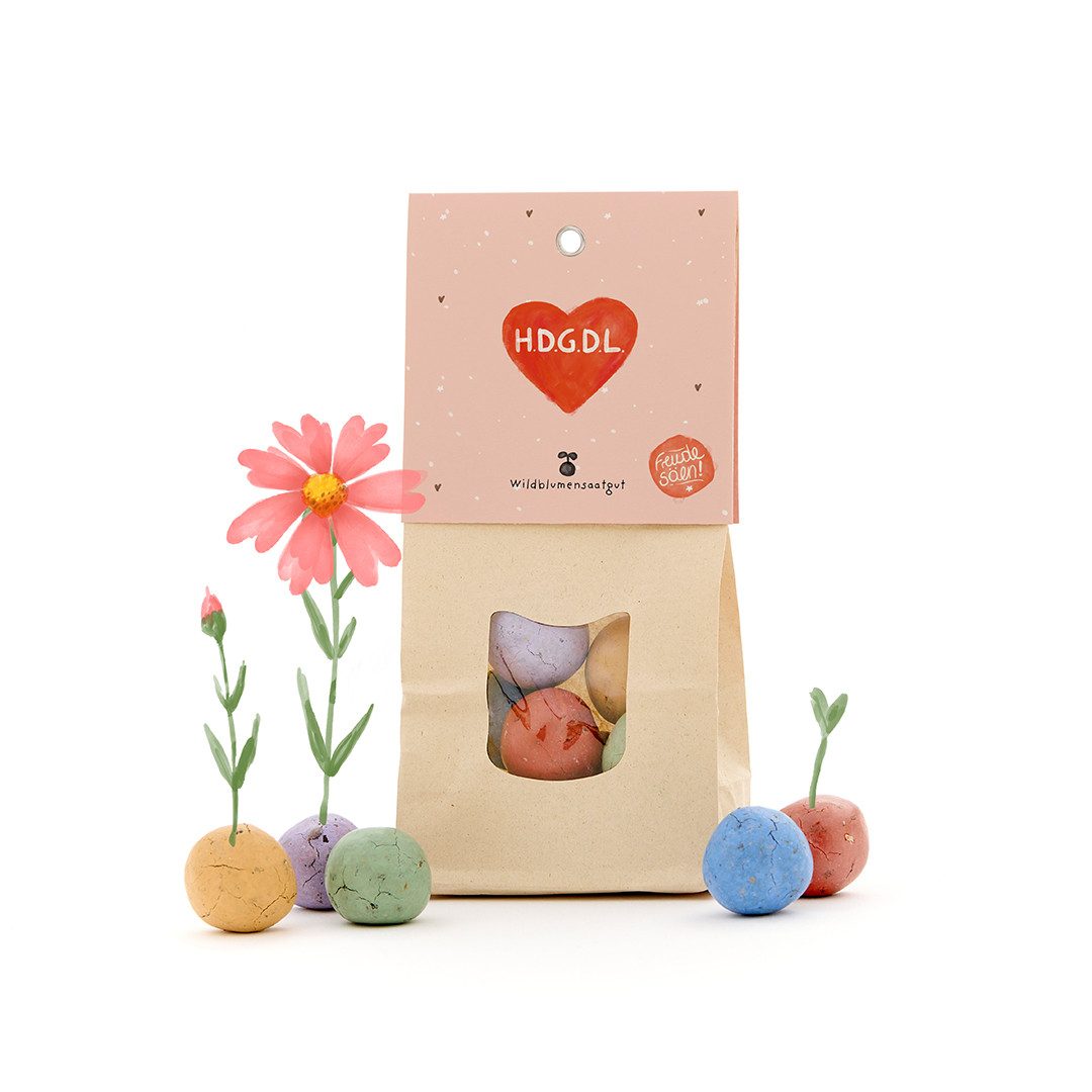 Die Stadtgärtner Blumensamen 8 Wildblumen-Saatkugeln HDGDL, Geschenkidee, O günstig online kaufen