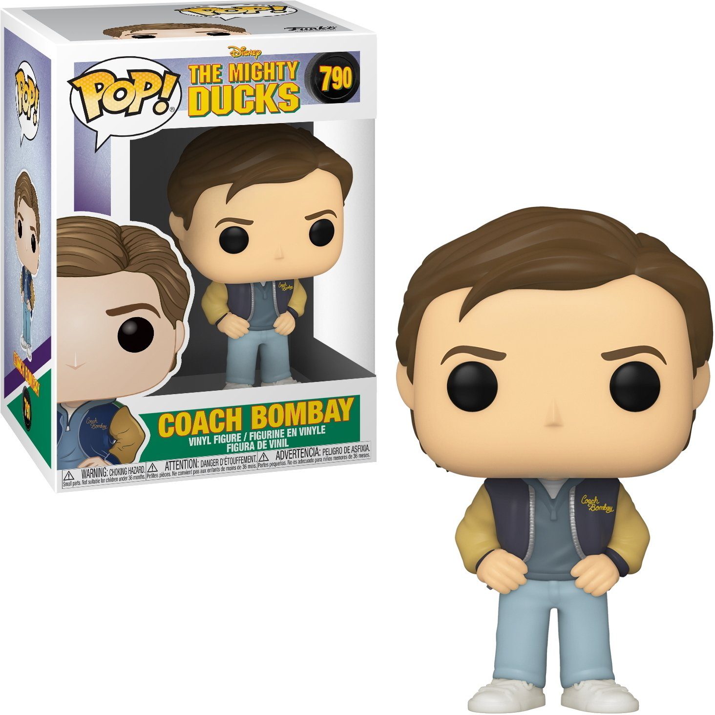 Funko Spielfigur Disney The Mighty Ducks - Coach Bombay 790 Pop!
