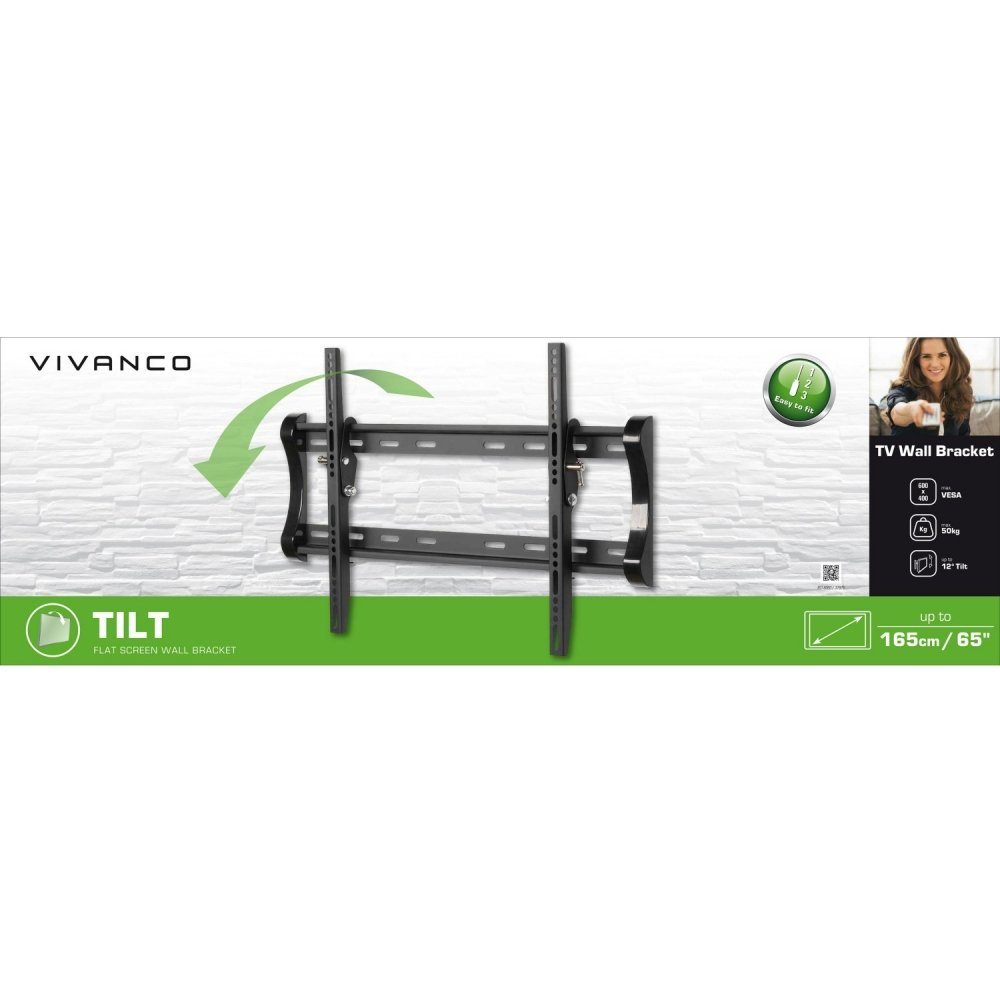 Vivanco TV-Wandhalterung BTI 6060 - Wandhalterung - schwarz