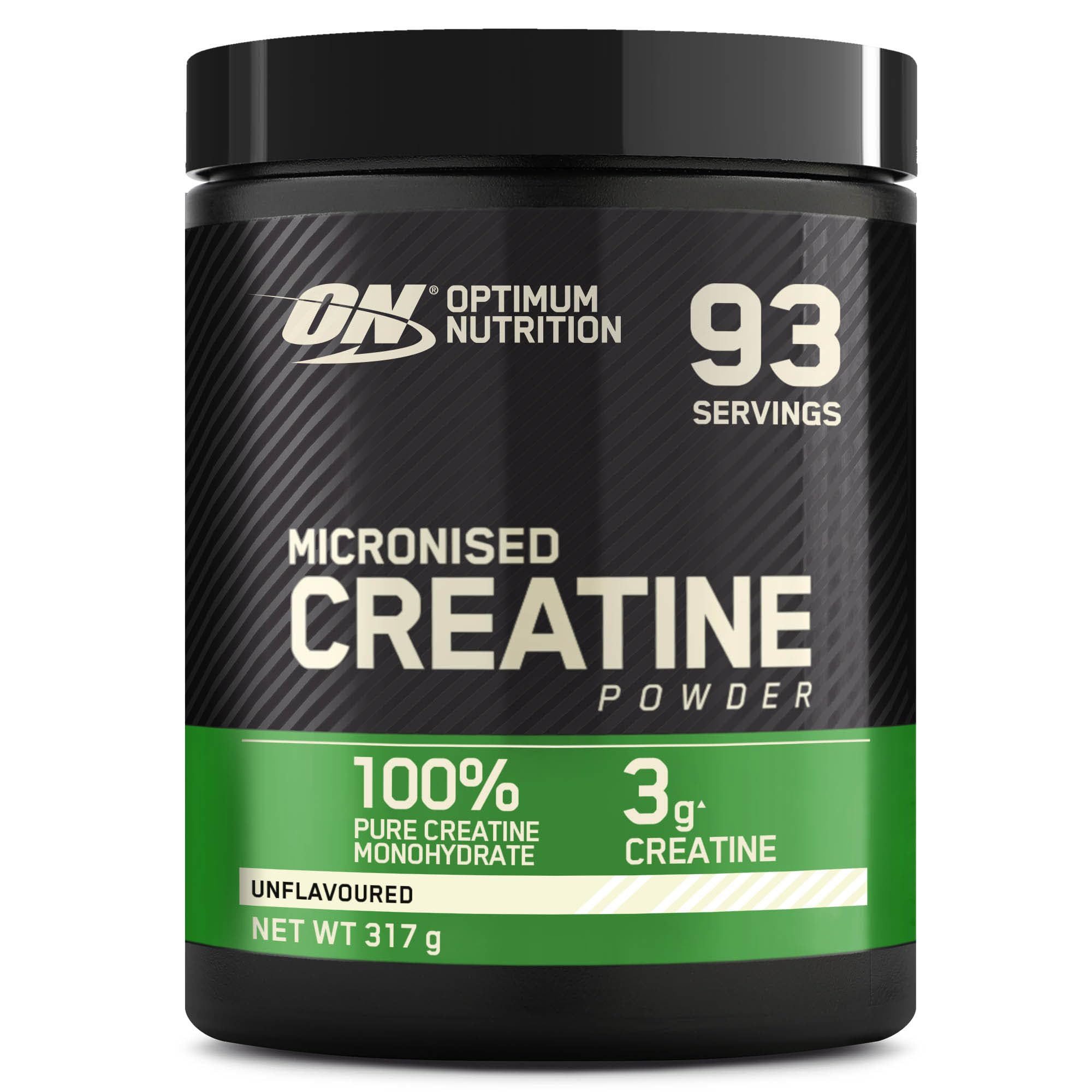 Optimum Nutrition 100% reines Kreatin-Monohydrat-Pulver, 317 g Pulver