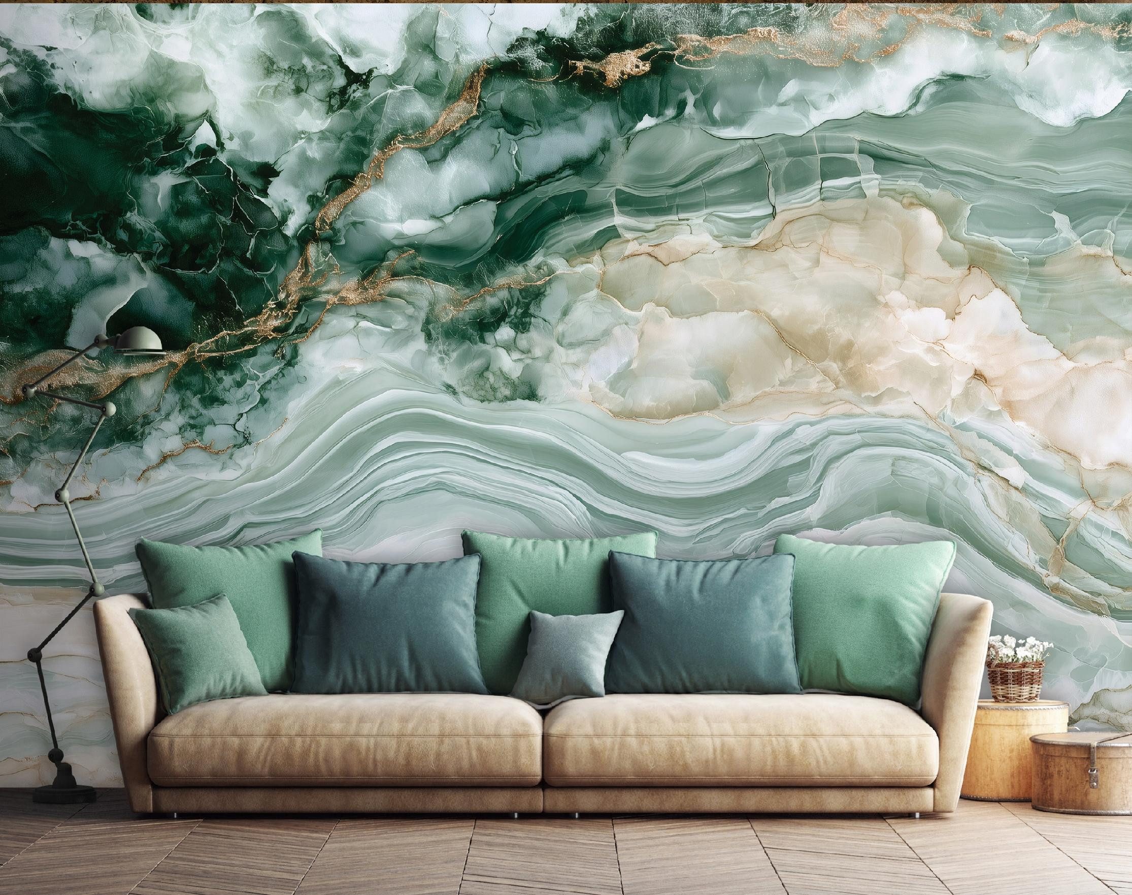 Wallarena Fototapete Marmor luxuriös UV-beständig Wohnzimmer Schlafzimmer 250x175 cm, glatt, Marmoroptik, 150 x 105 cm