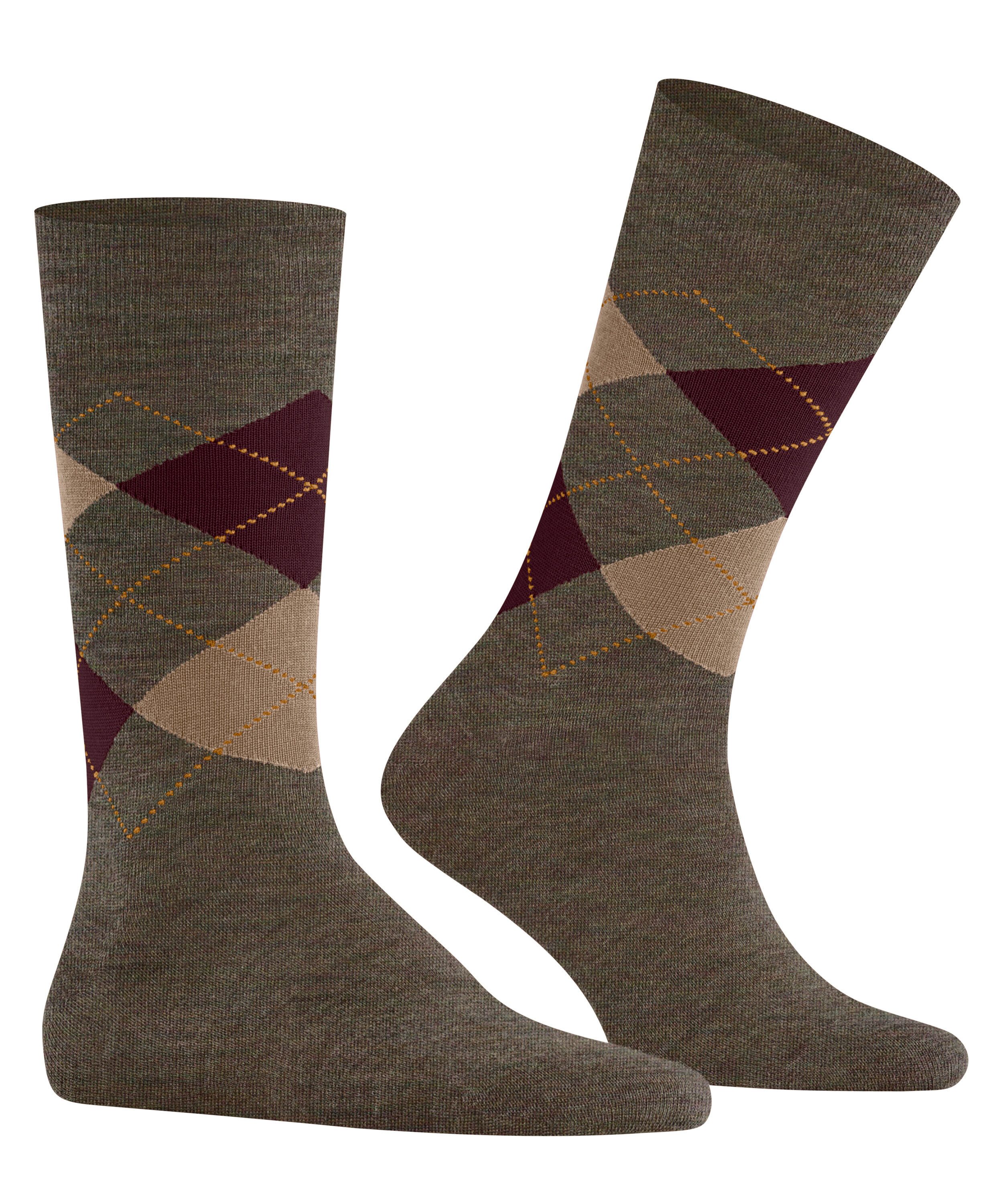 Burlington Socken Burlington Edinburgh Melange Herren (1-Paar) mit wärmender Schurwolle – Bild 2 von 5