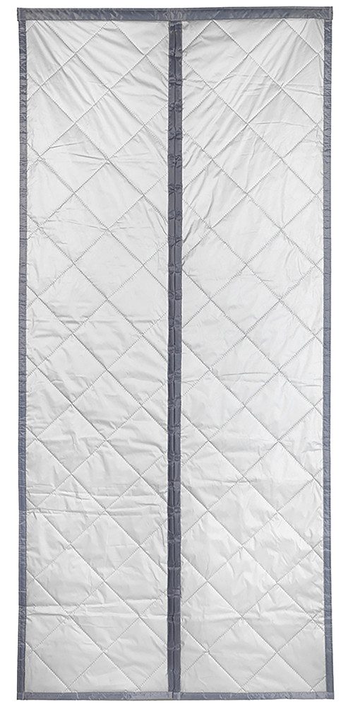 Maximex Türvorhang Wärmeschutz 2in1 (1 St), Klettband, verdunkelnd, Polyester, 80x200 cm, Thermo-Vorhang, reflektierende Außenseite, blickdicht