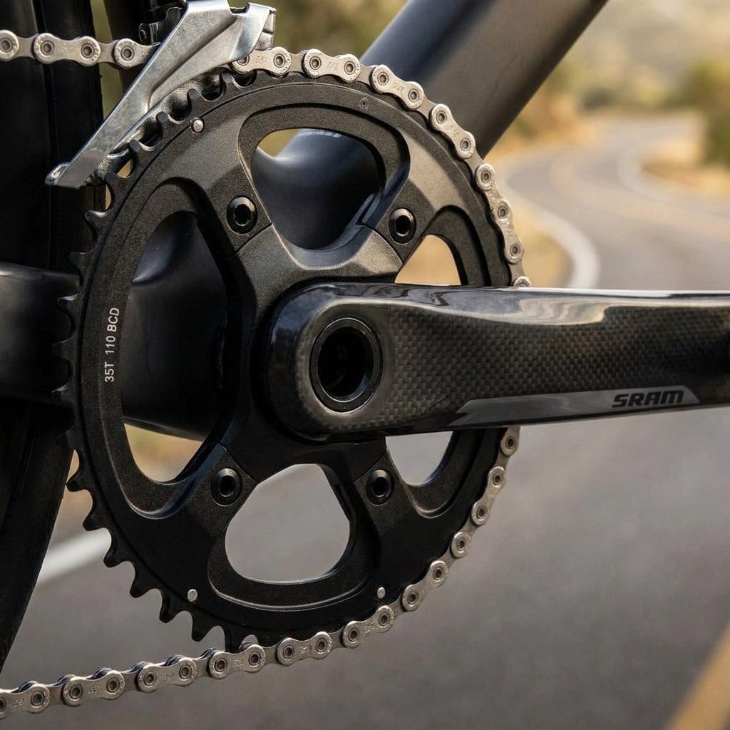 SRAM Kettenschaltung SRAM Kettenblatt Road Rival AXS 35T - 35 Zähne, X-Range Schaltperforma
