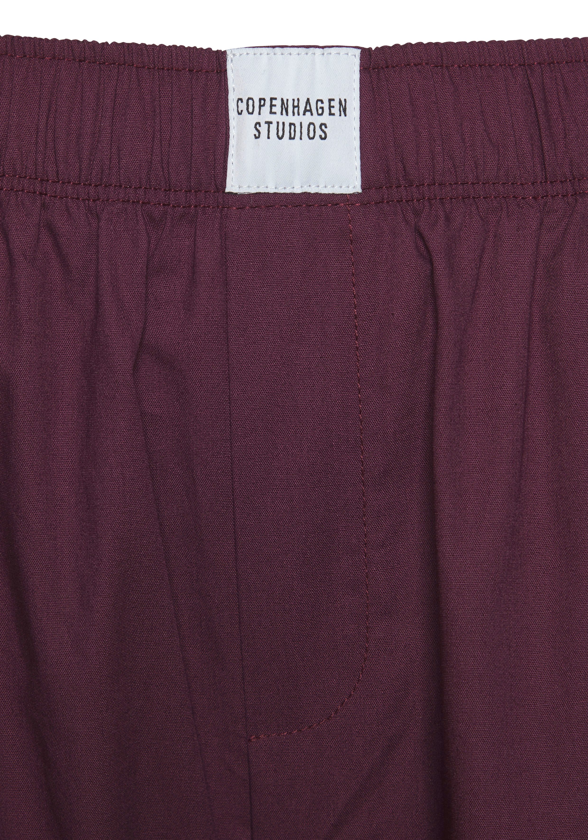 Copenhagen Studios Pyjamashorts aus fein gewebter Baumwoll-Qualität