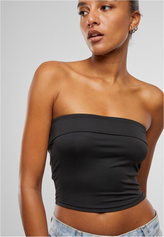 URBAN CLASSICS Shirttop Ladies Bandeau Cropped Top – Bild 4 von 5