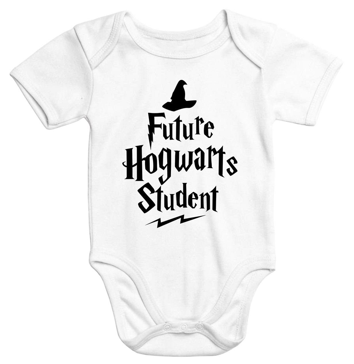 MoonWorks Body Kurzarm Baby Body HP Future Student Jungen Mädchen Onesie Bodyshirt