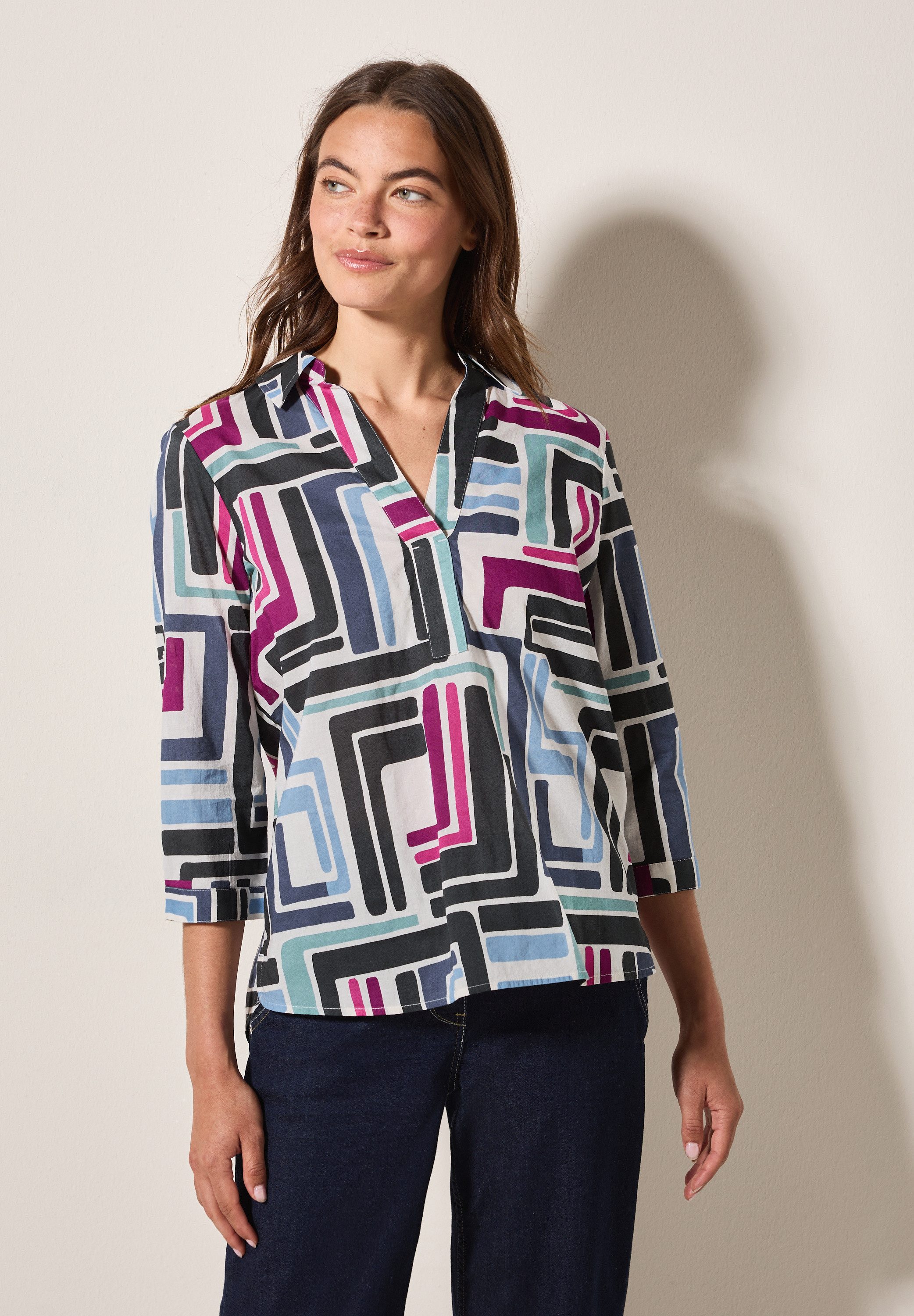 CECIL Hemdbluse mit 3/4 Ärmeln günstig online kaufen