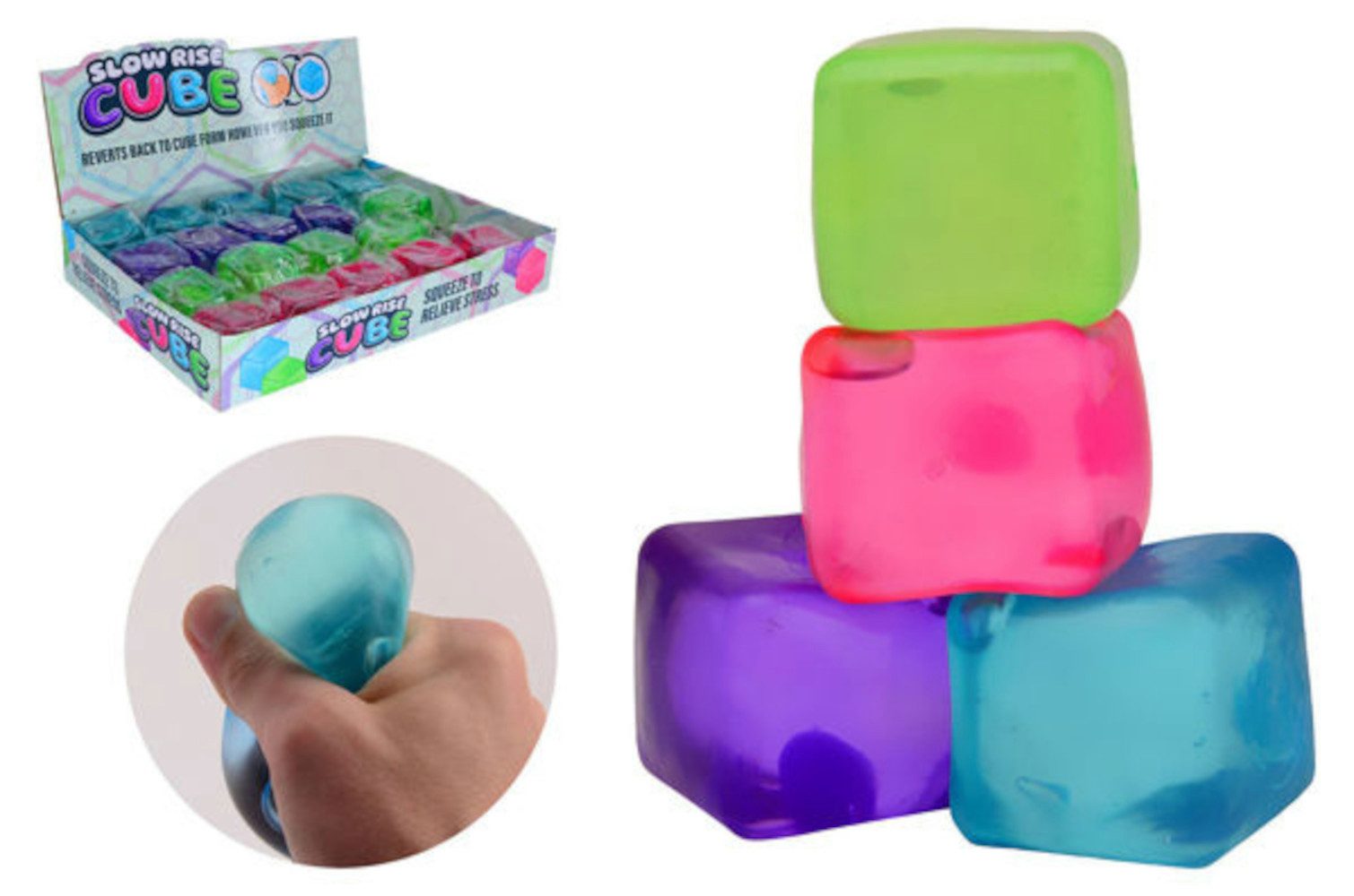 Triton-X Spiel TRITON-X Sugaring Ice Cube Squishy 5 cm – Slow Rise