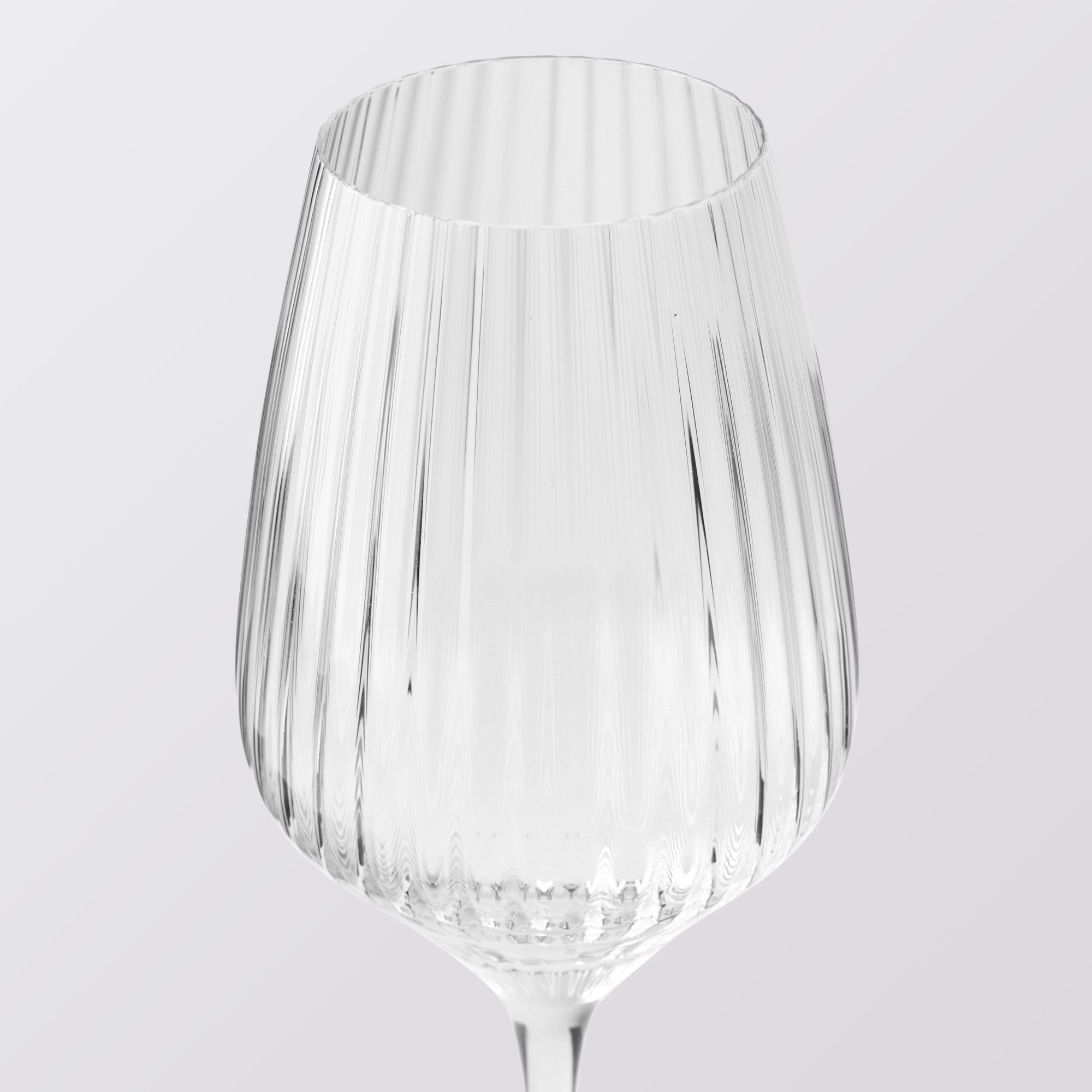 Broste Copenhagen Weißweinglas Broste Copenhagen Sandvig Weissweinglas, Mundgeblasenes Glas Mit Rillen