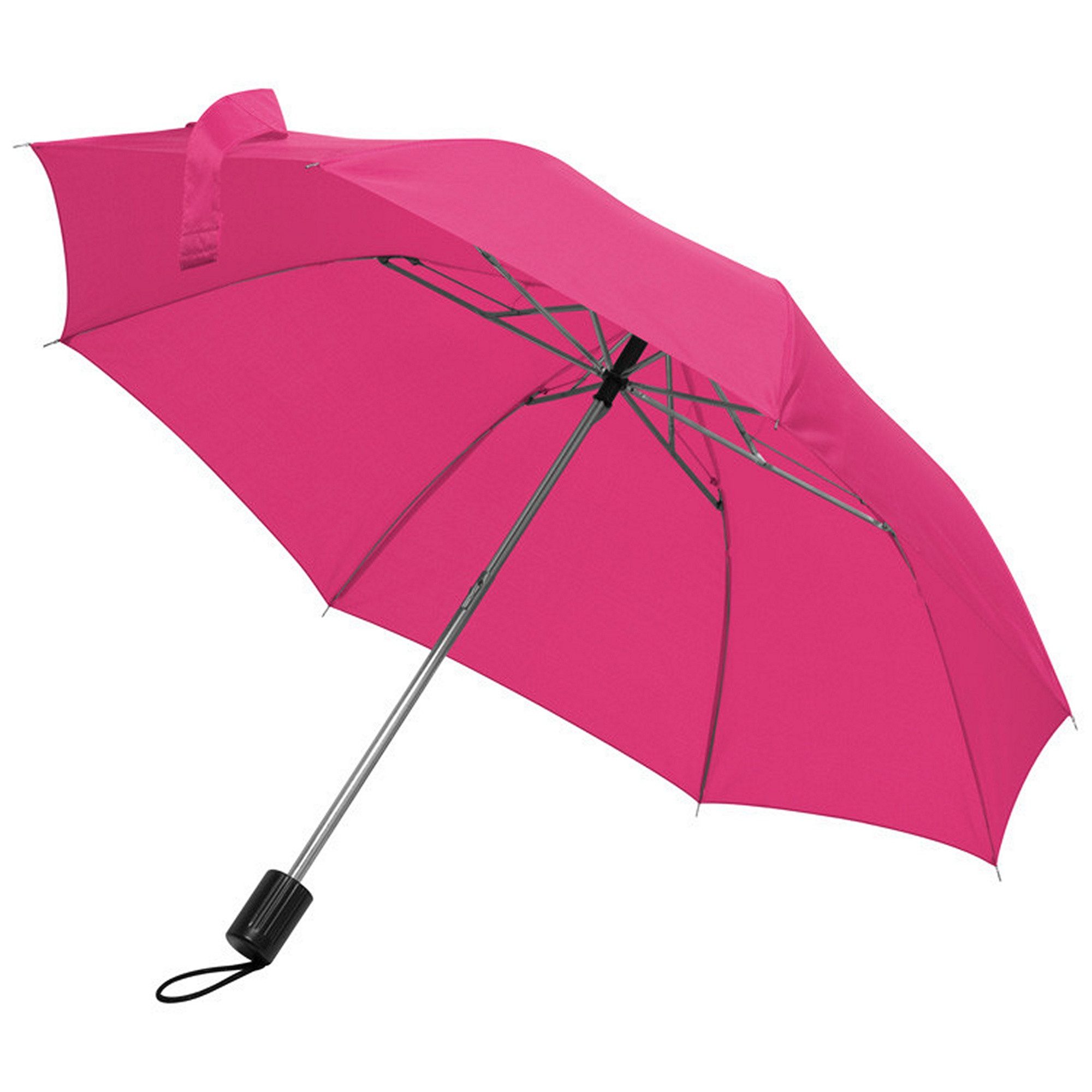 Macma Taschenregenschirm Taschen-Regenschirm / mit Schutzhülle / Farbe: pink