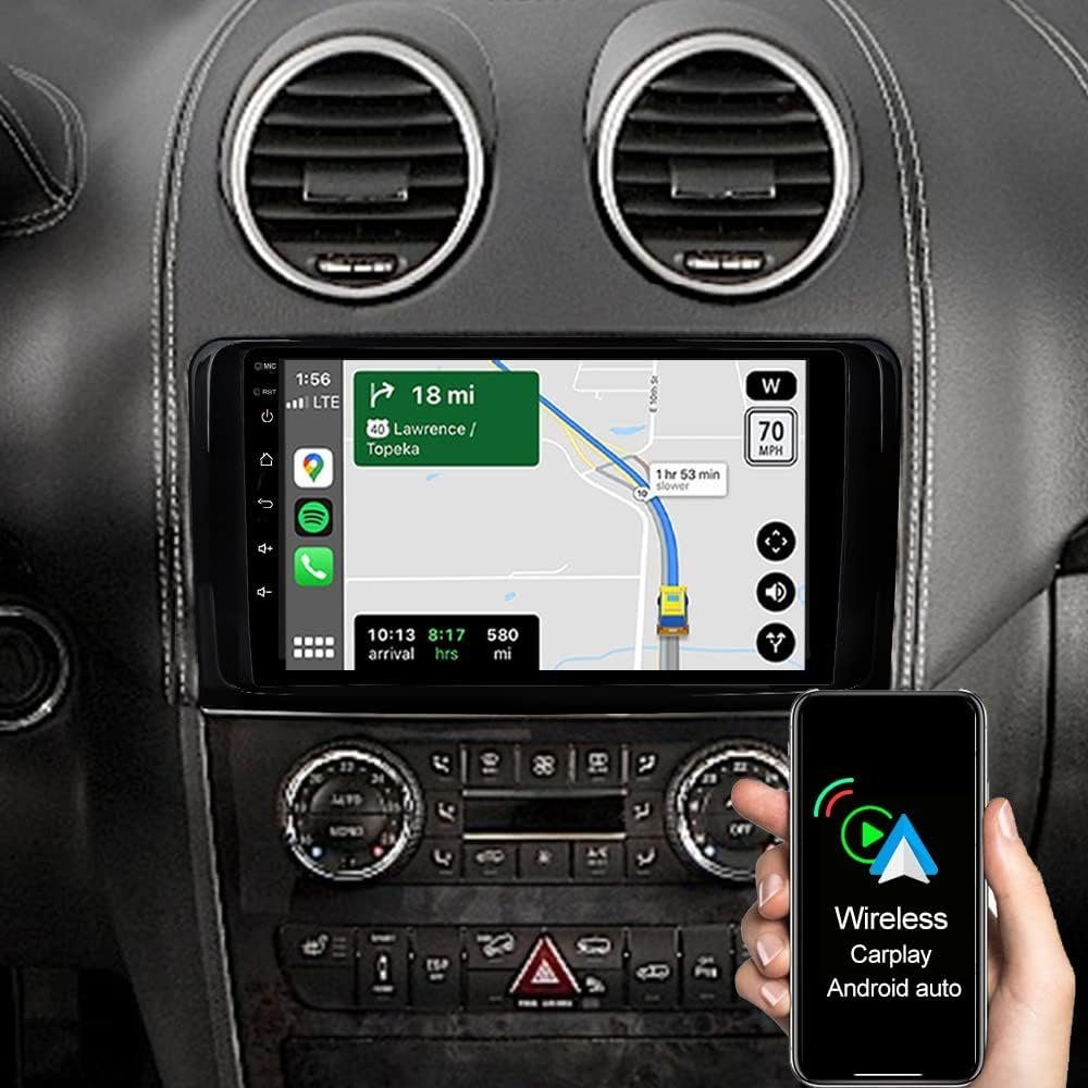 12.0 GABITECH für Autoradio Carplay Benz ML Android Einbau-Navigationsgerät unf Mercedes GL 4GB zoll 9