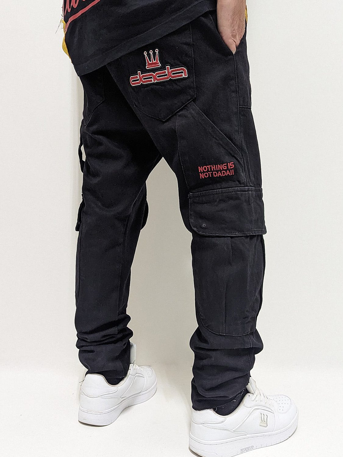 DADA Supreme Regular-fit-Jeans Baggy Denim Pants mit Logo Stitching Worker günstig online kaufen