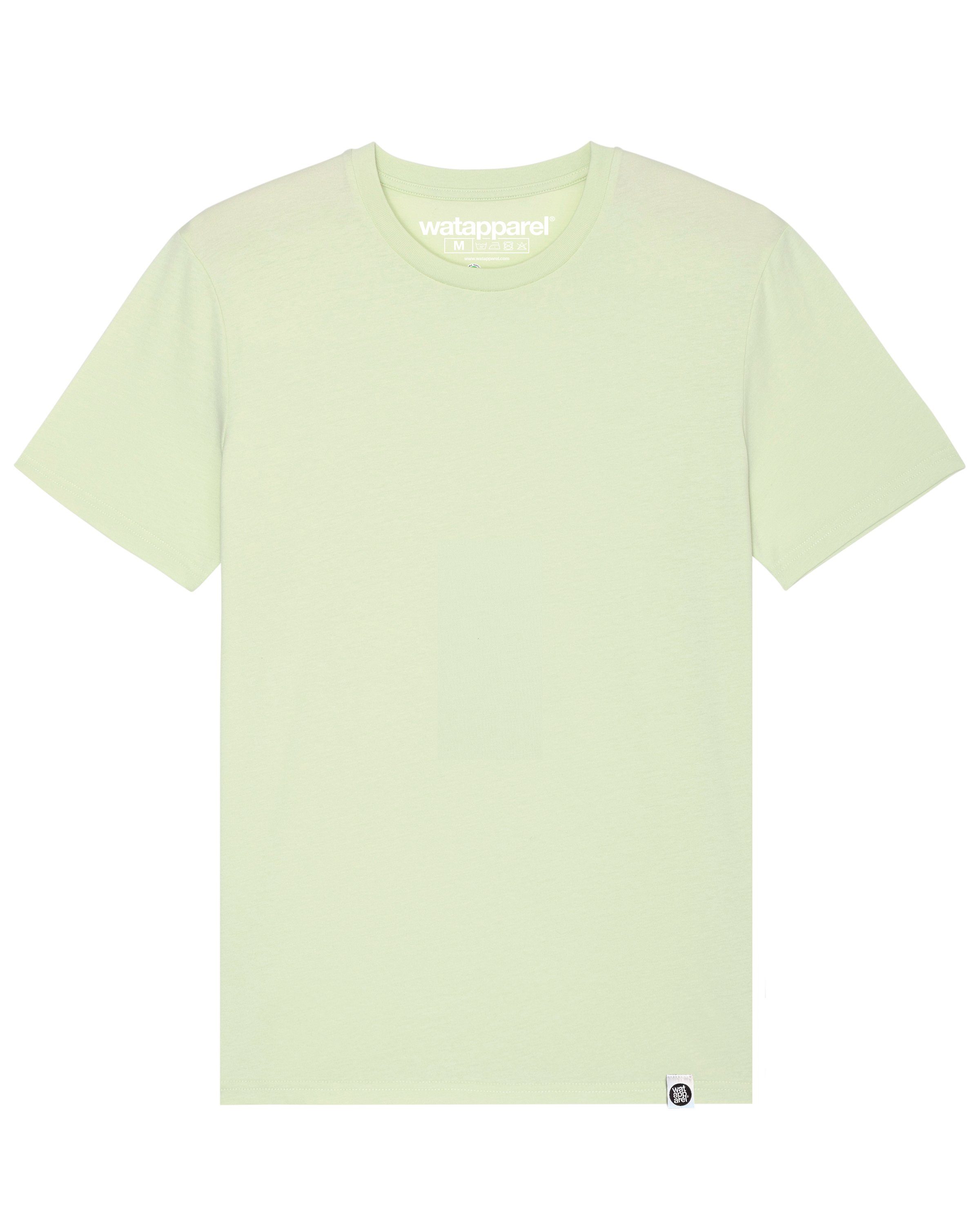 wat? Apparel Print-Shirt Bio Basic Tee (1-tlg) Stem Green