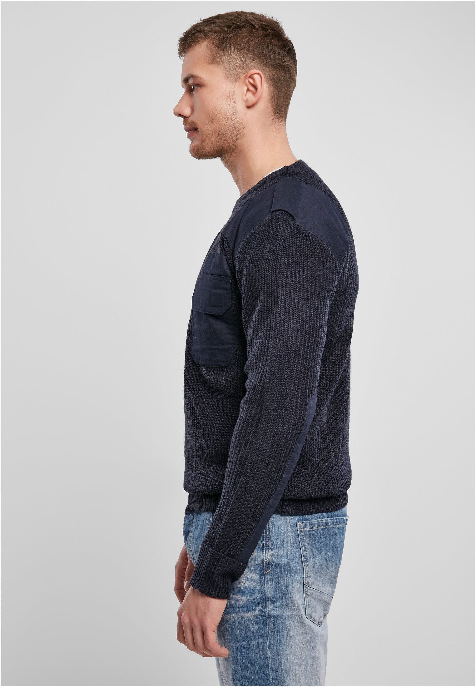 navy Military Herren (1-tlg) Brandit Kapuzenpullover Sweater