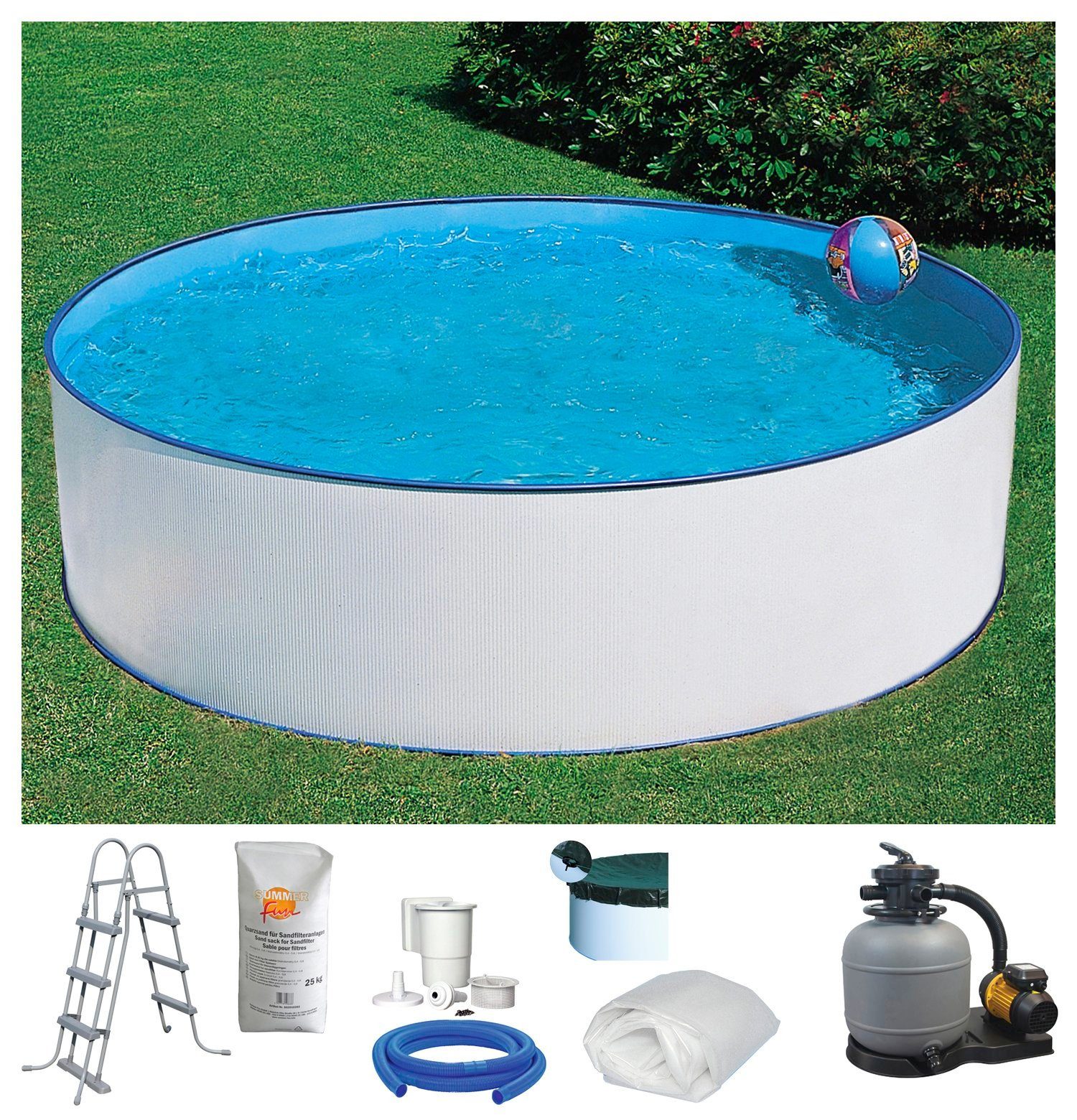 KONIFERA Rundpool USEDOM 3 (Komplett-Set, 7-tlg), günstig online kaufen