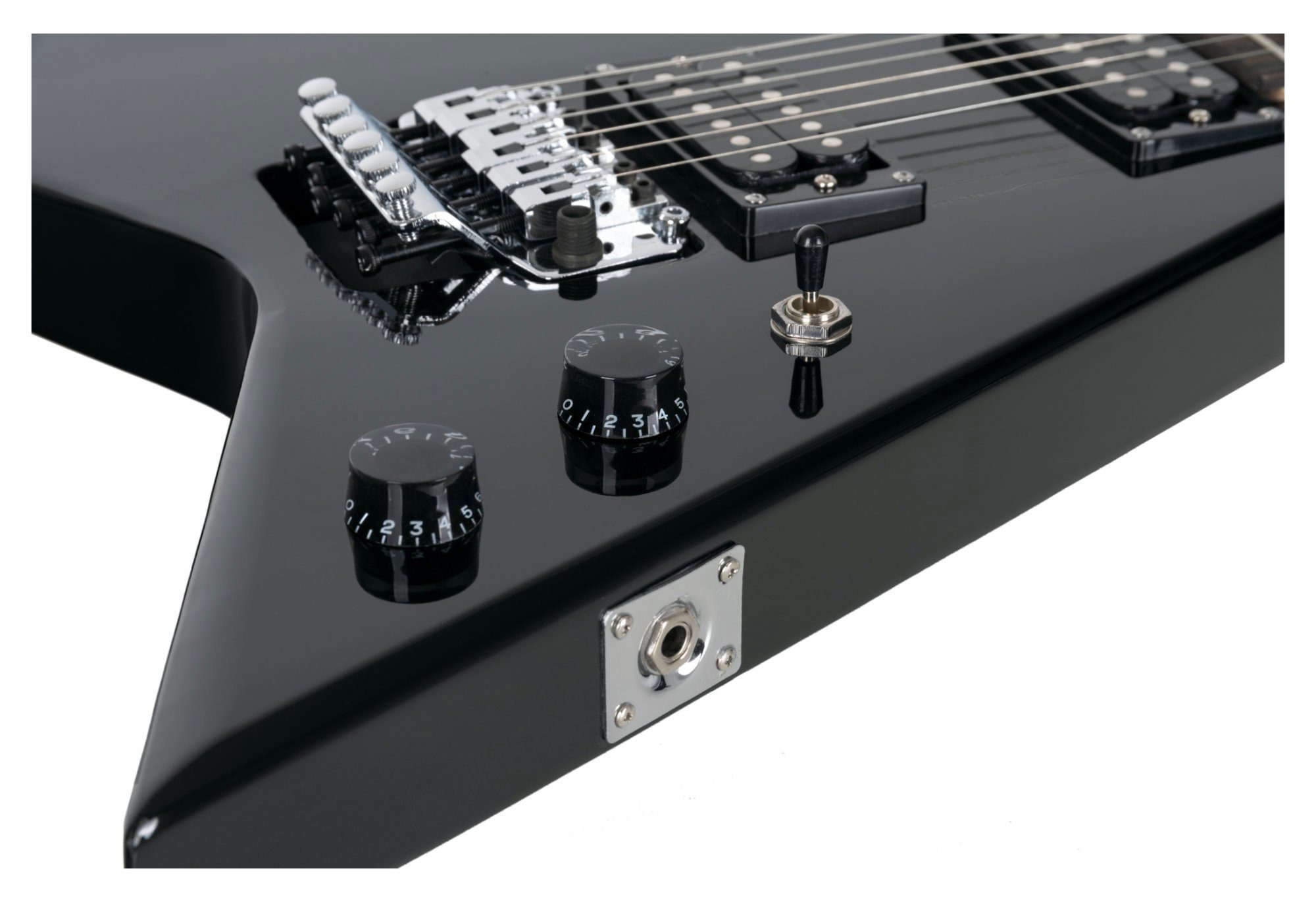 Rocktile E-Gitarre MG-3013 Blade elektrische Gitarre, Heavy-Style, 2 Humbucker Tonabnehmer