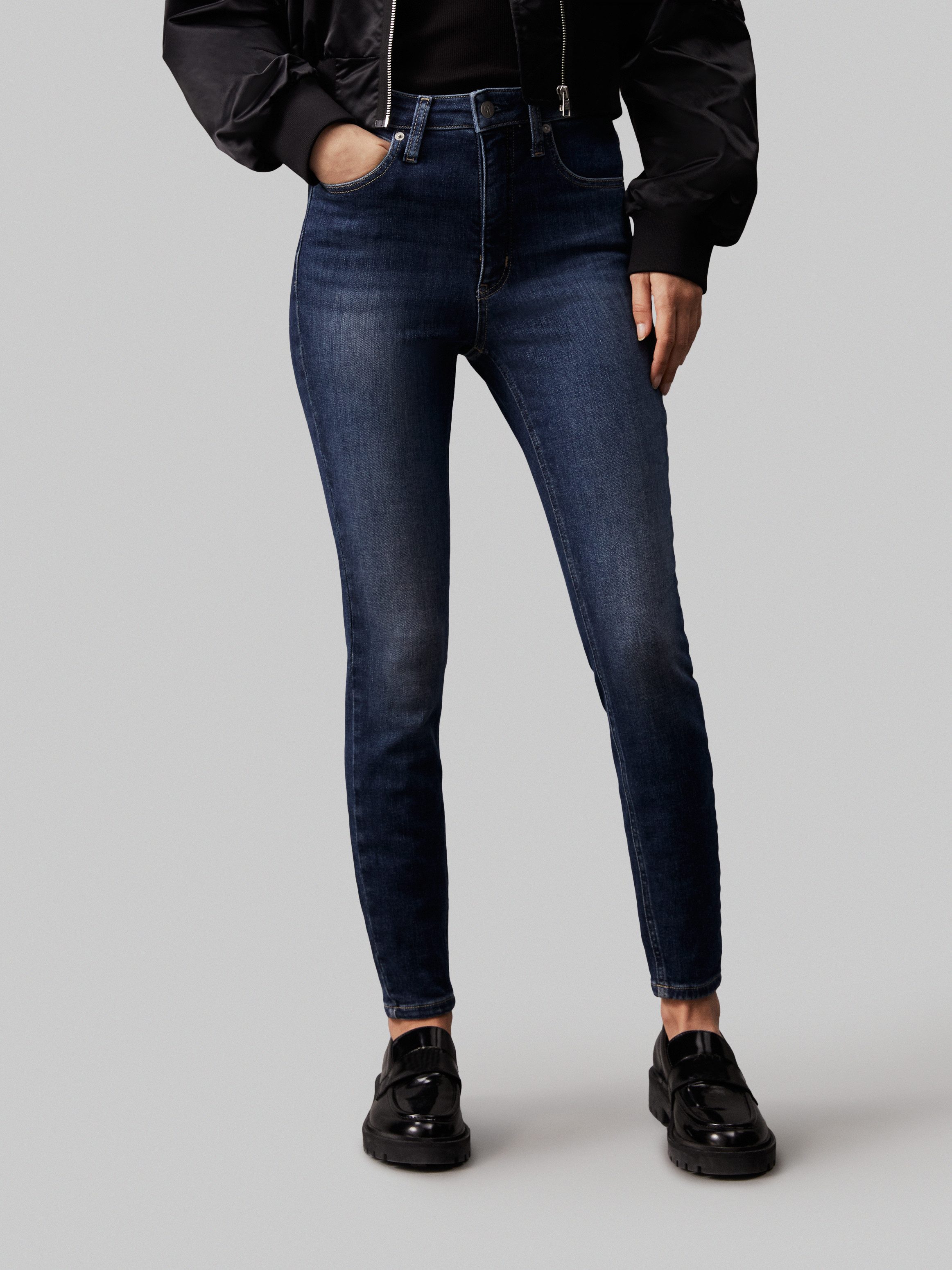 Calvin Klein Джинси Skinny-fit-Jeans HIGH RISE SUPER SKINNY ANKLE im 5-Pocket-Style