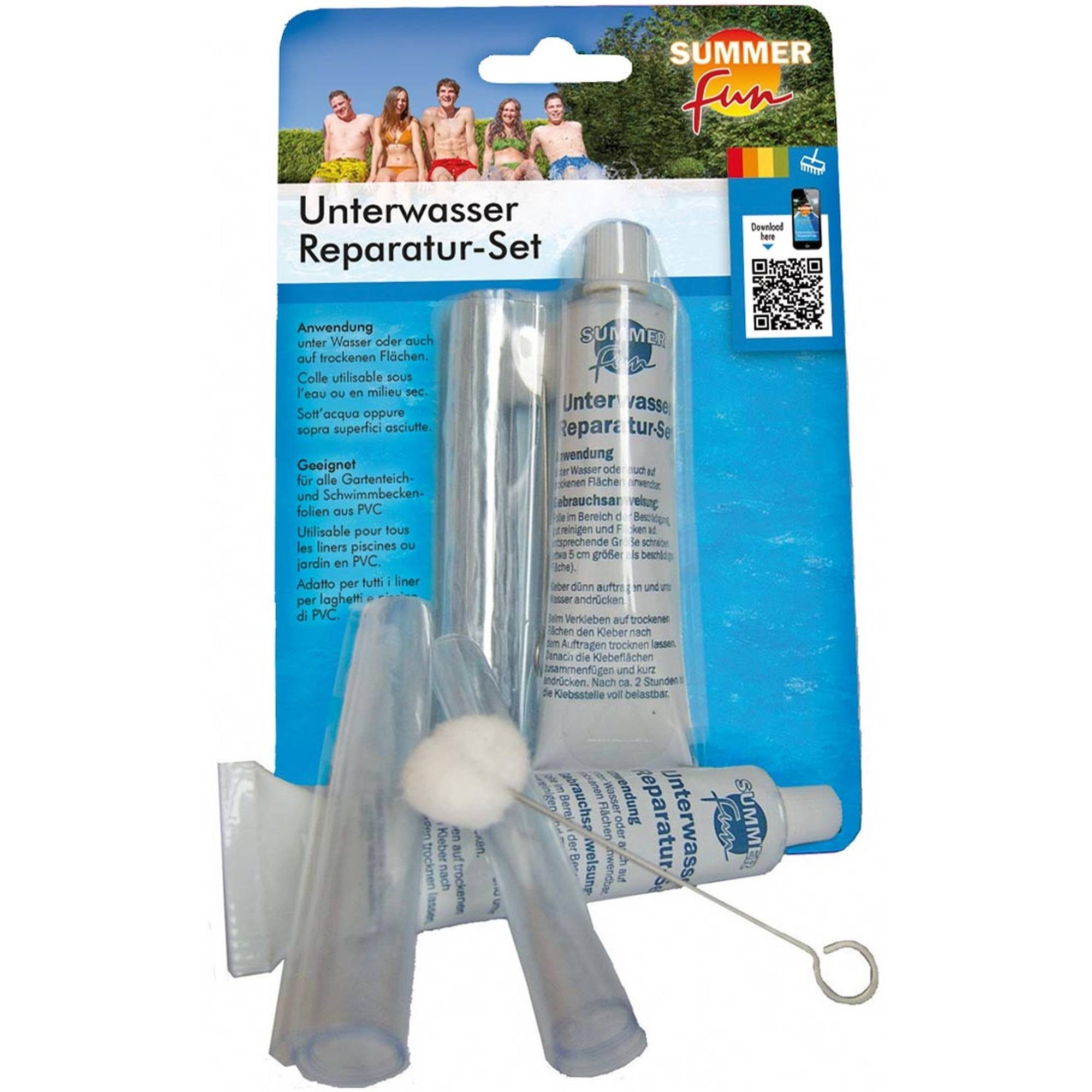 SUMMER FUN Teichfolie Unterwasser-Reparaturset, (1-St)