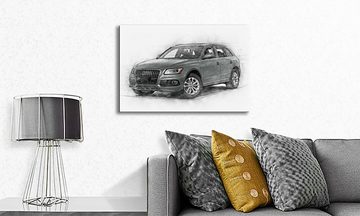 WandbilderXXL Leinwandbild Big Grey, Auto (1 St), Wandbild,in 6 Größen erhältlich