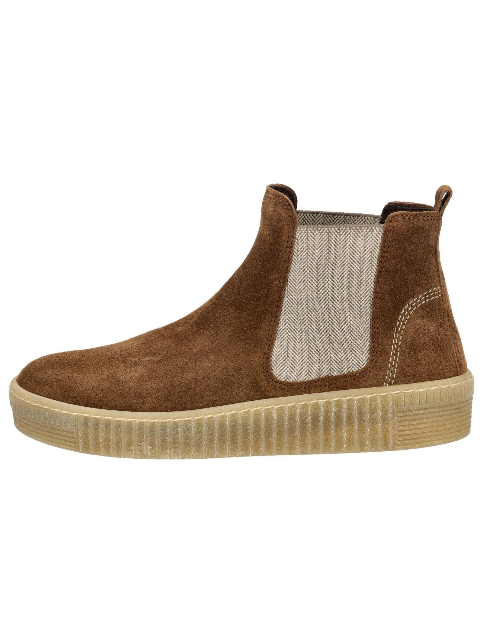 Gabor Gabor Stiefelette Veloursleder/Textil Plateaustiefelette günstig online kaufen