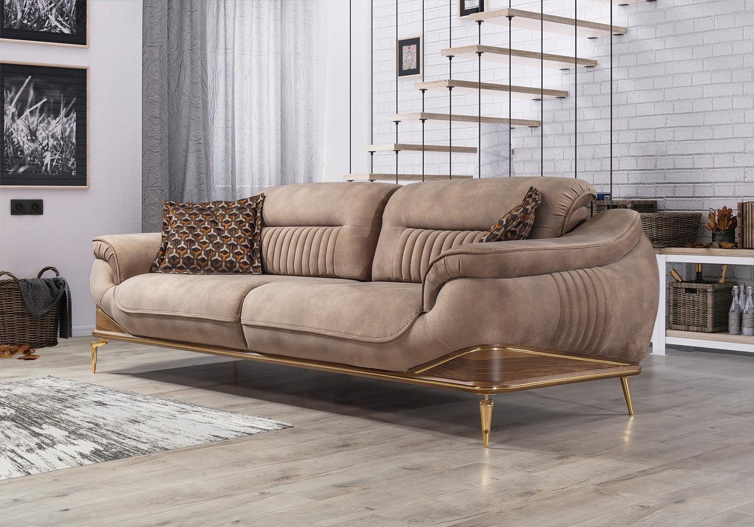 JVmoebel Sofa Wohnzimmer Neu Sofa Dreisitzer Modern Sofas Couch Luxus Einrichtung, 1 Teile, MAde in Europa