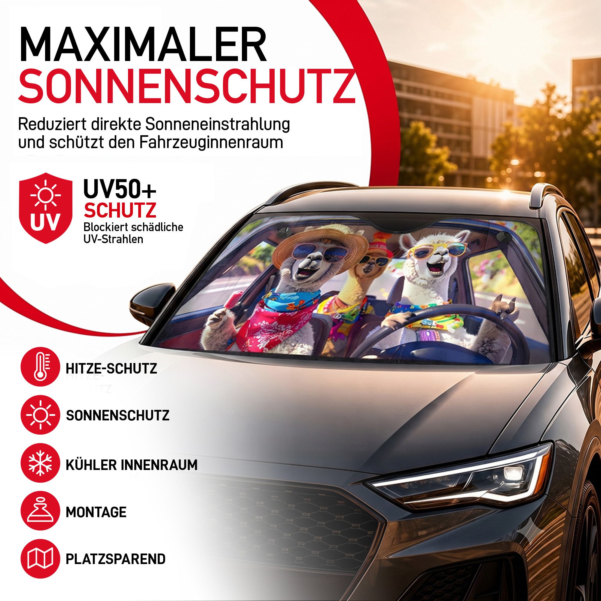 OKCars Frontscheibenabdeckung 130x70cm