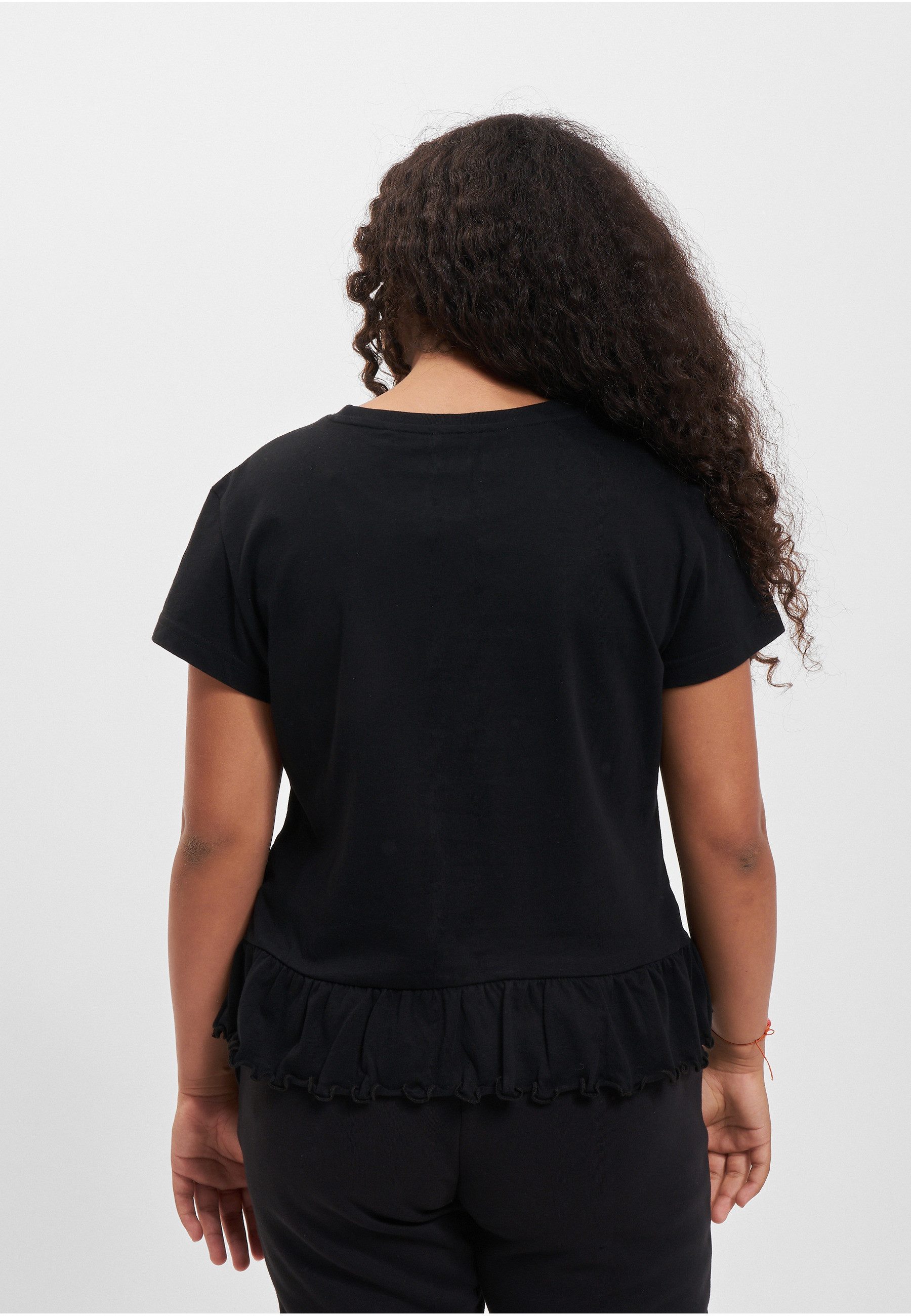 URBAN CLASSICS T-Shirt Urban Classics Damen Girls Organic Volant Tee (1-tlg)