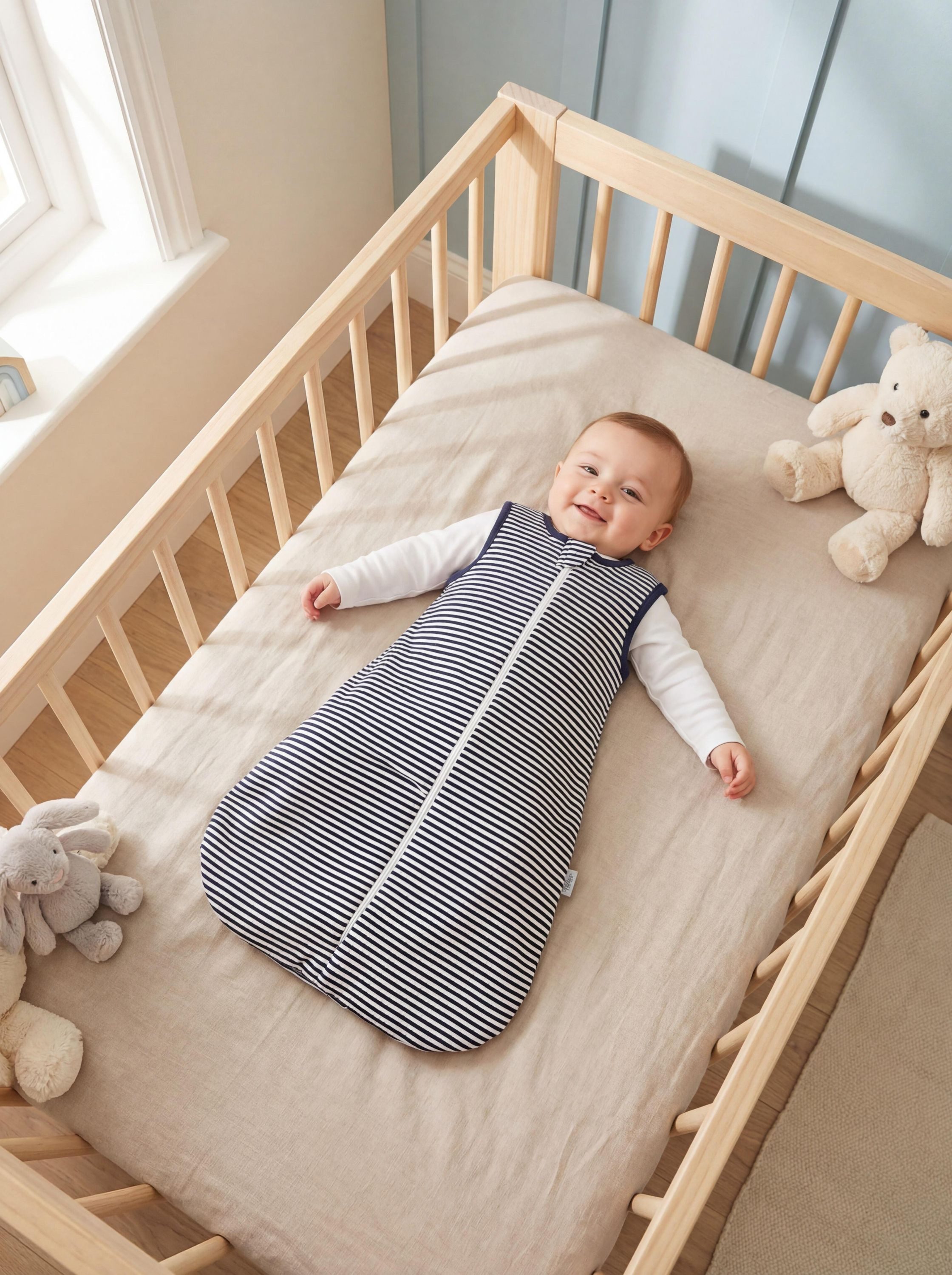TupTam Babyschlafsack 0.5 TOG Unisex dünner Sommerschlafsack