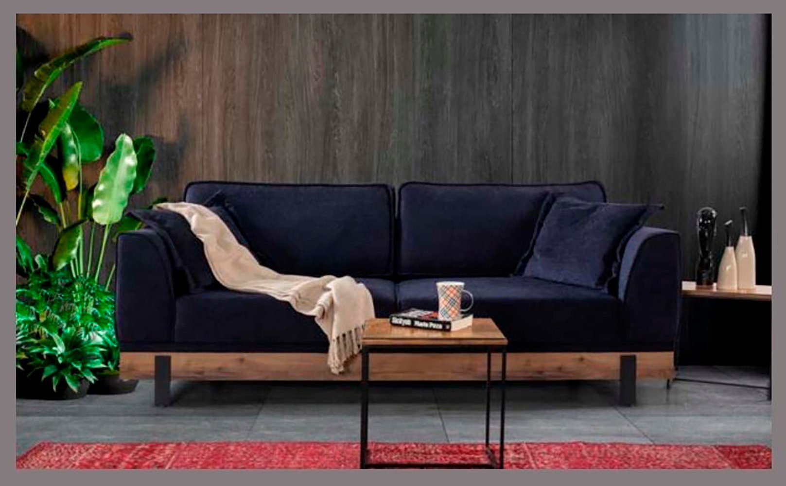 Sofas Sofa Garnitur, Sitz Sofagarnitur Designermöbel und Italien Sofa Sofas 3+3+1 JVmoebel Sessel Dreisitzer Luxus Sessel
