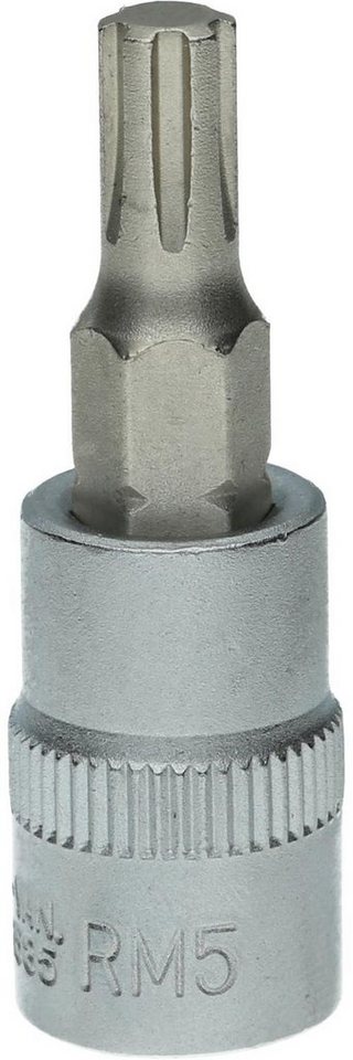 Thumbnail - KS Tools Bohrer- und Bitset 1/4" Bit-Stecknuss für RIBE®-Schrauben, M5, Länge 37 mm