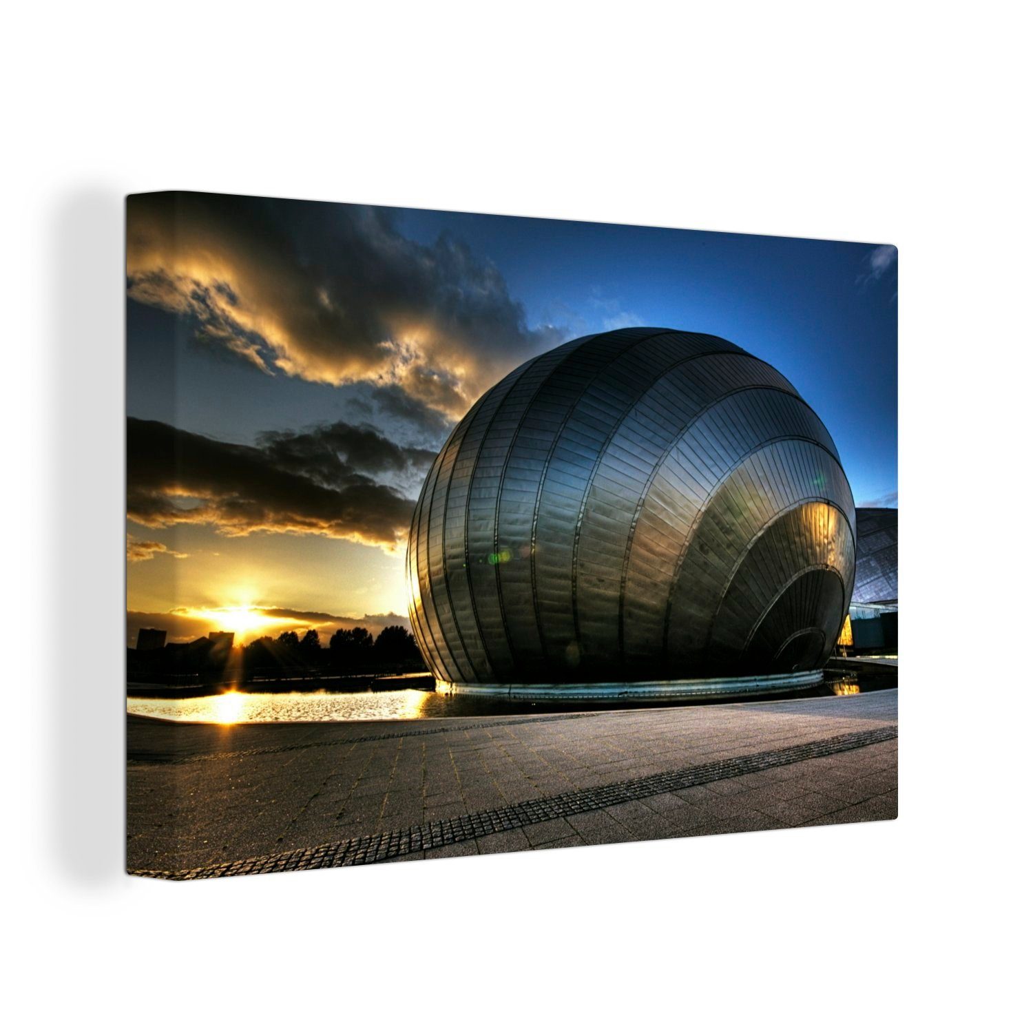 OneMillionCanvasses® Leinwandbild Theater - Glasgow - Schottland, (1 St), Wandbild Leinwandbilder, Aufhängefertig, Wanddeko, 30x20 cm
