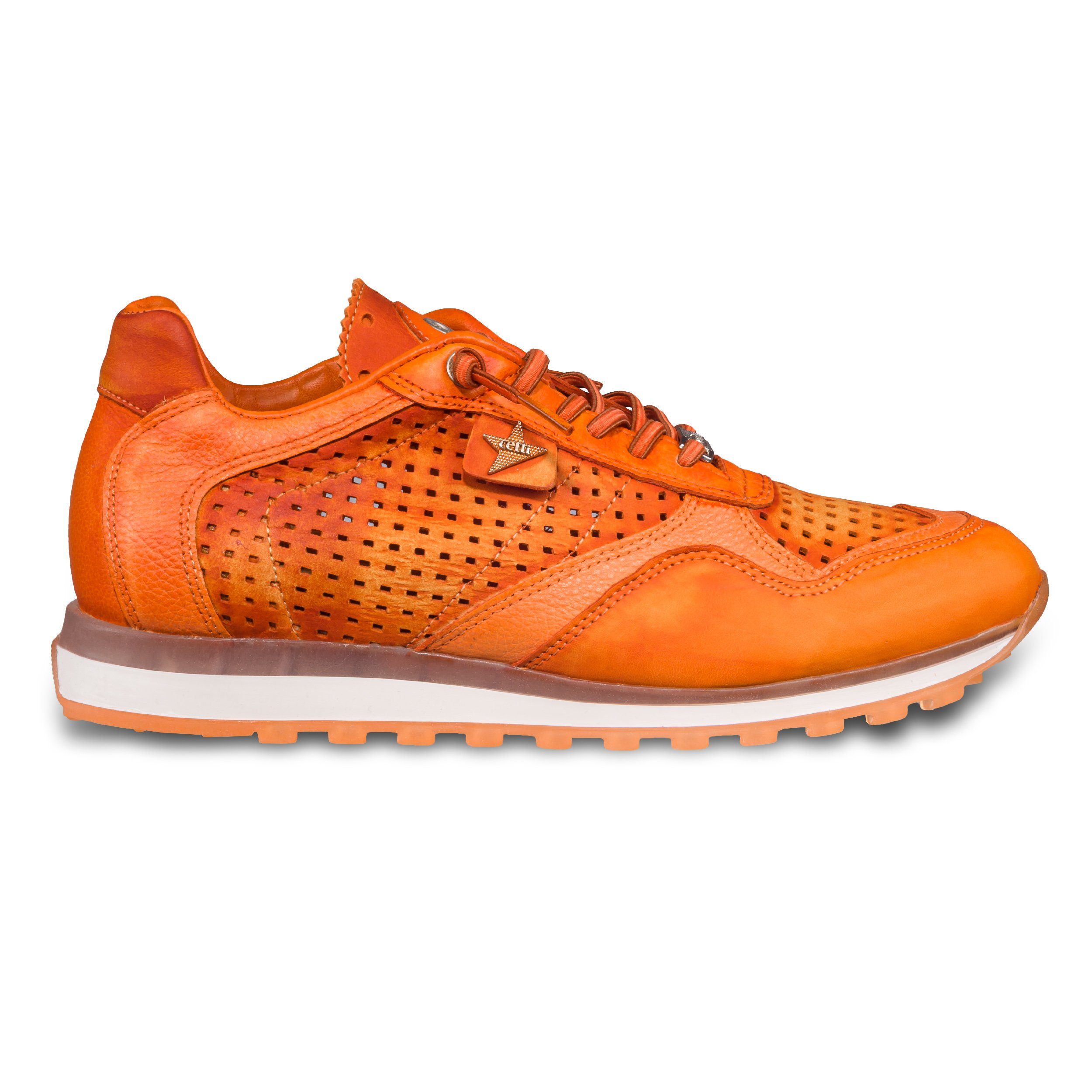 Cetti Herren Leder Sneaker C848, orange (used tin ambar) Sneaker Gefertigt günstig online kaufen