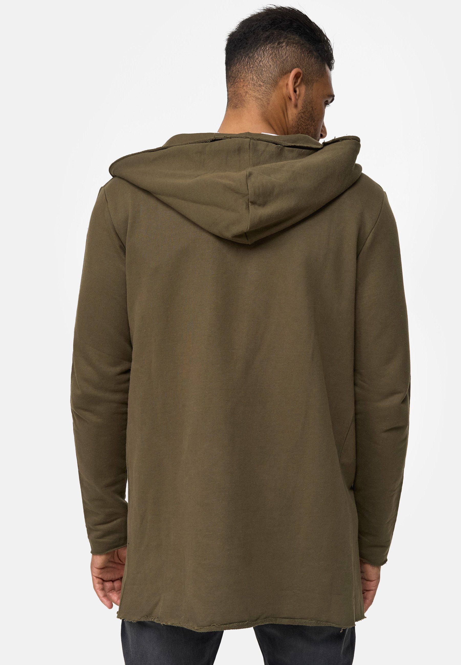 Indicode Kapuzensweatjacke Herren Brekstad Hoodie Sweatjacke Herrenjacke