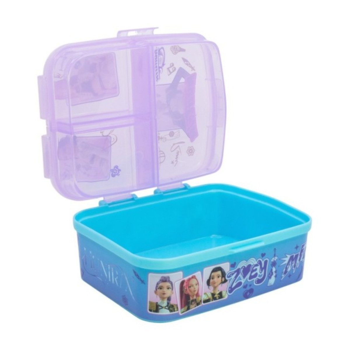 K-Pop Demon Hunters Lunchbox Multiple XL Brotdose mit Fan Motiv – Bild 2 von 5