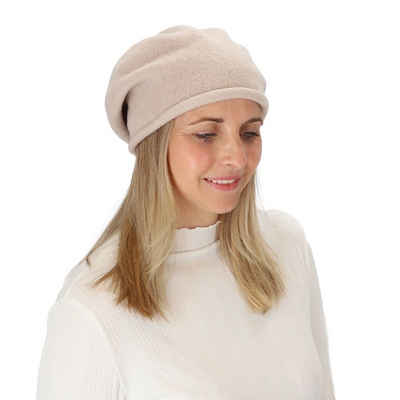 halsüberkopf Accessoires Beanie Mütze mit Rollrand modische Wintermütze