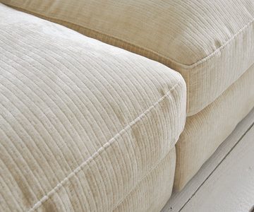 DELIFE Big-Sofa Justo, Justo Chenille Beige 310x110 cm