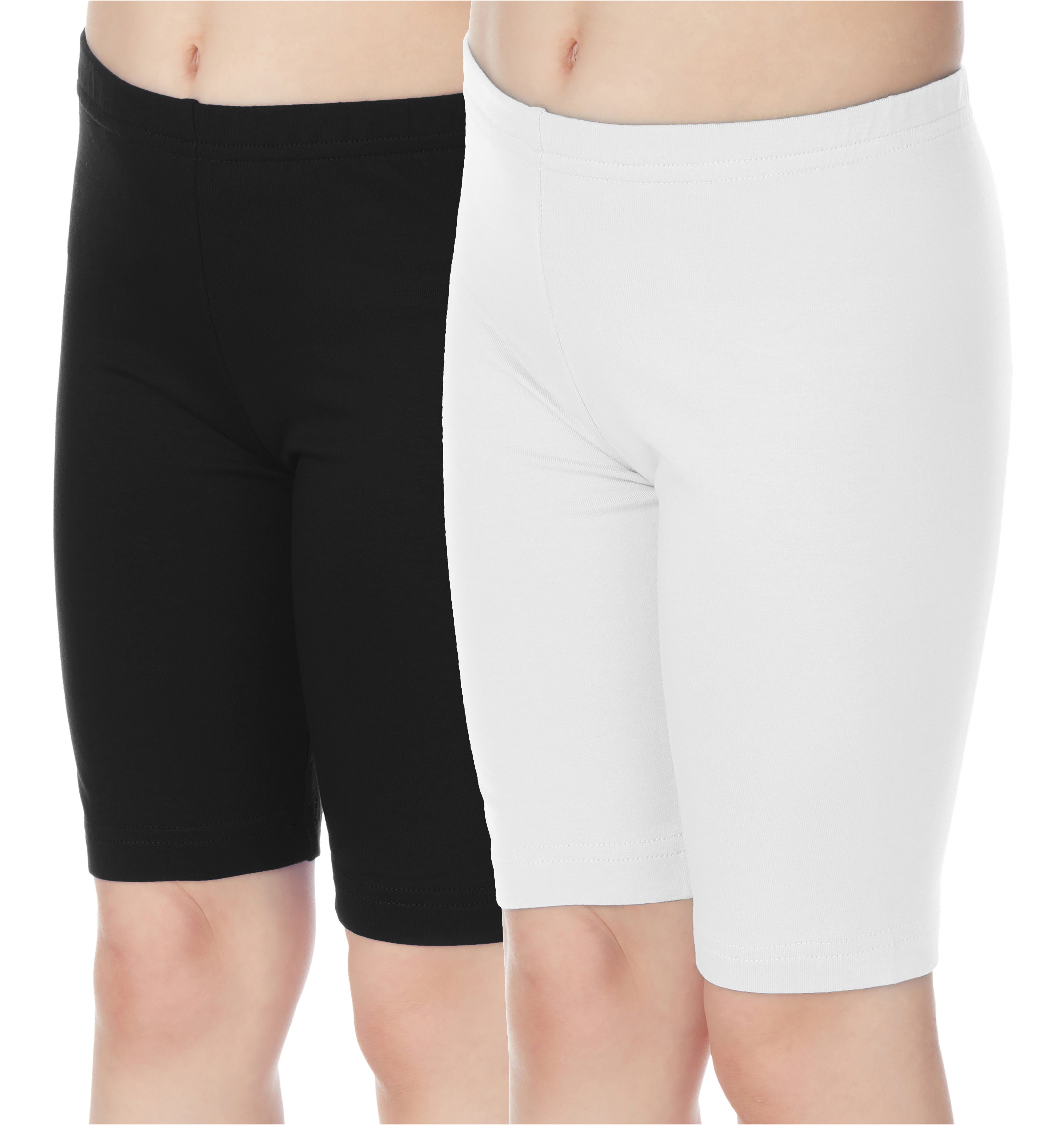 Leggings Mädchen Kurze Leggings aus Viskose MS10-132 2-Pack