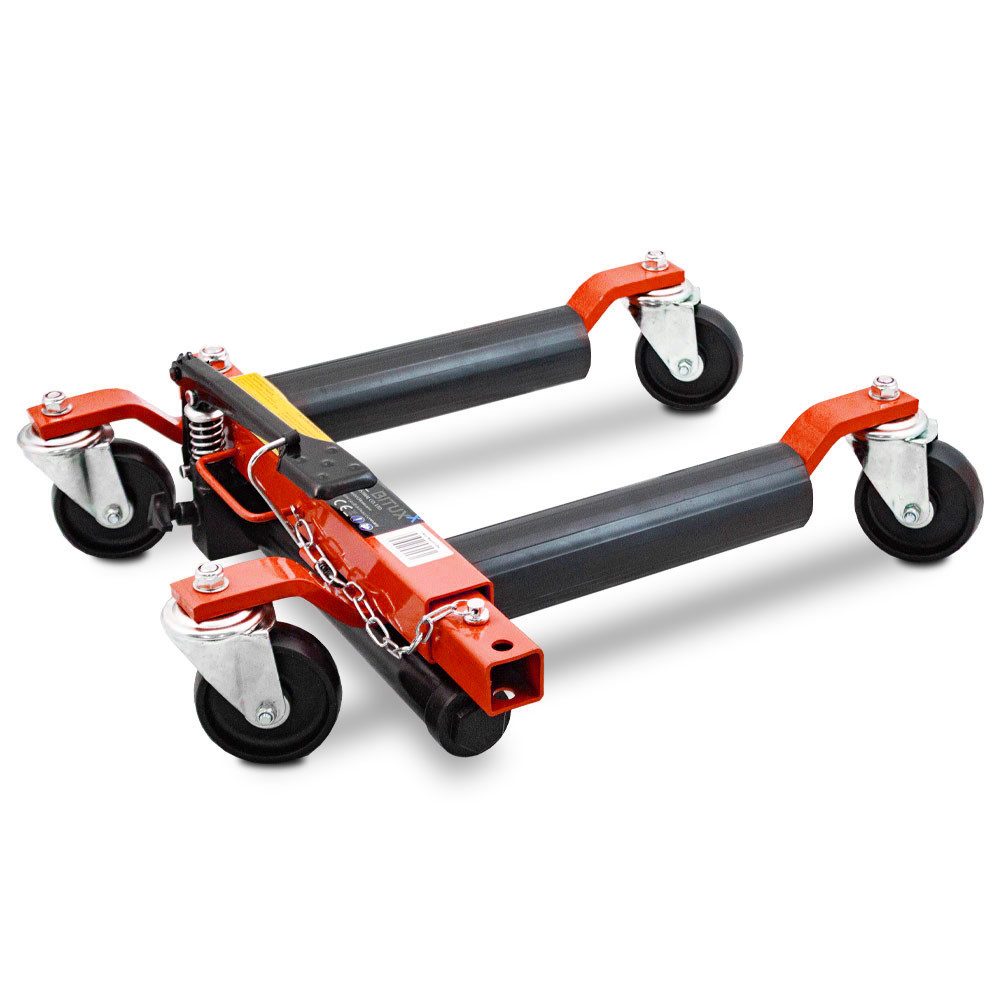 Bituxx Rangierwagenheber Rangierhilfe inkl. Wagenheber Rot, 1-tlg., MS-19730